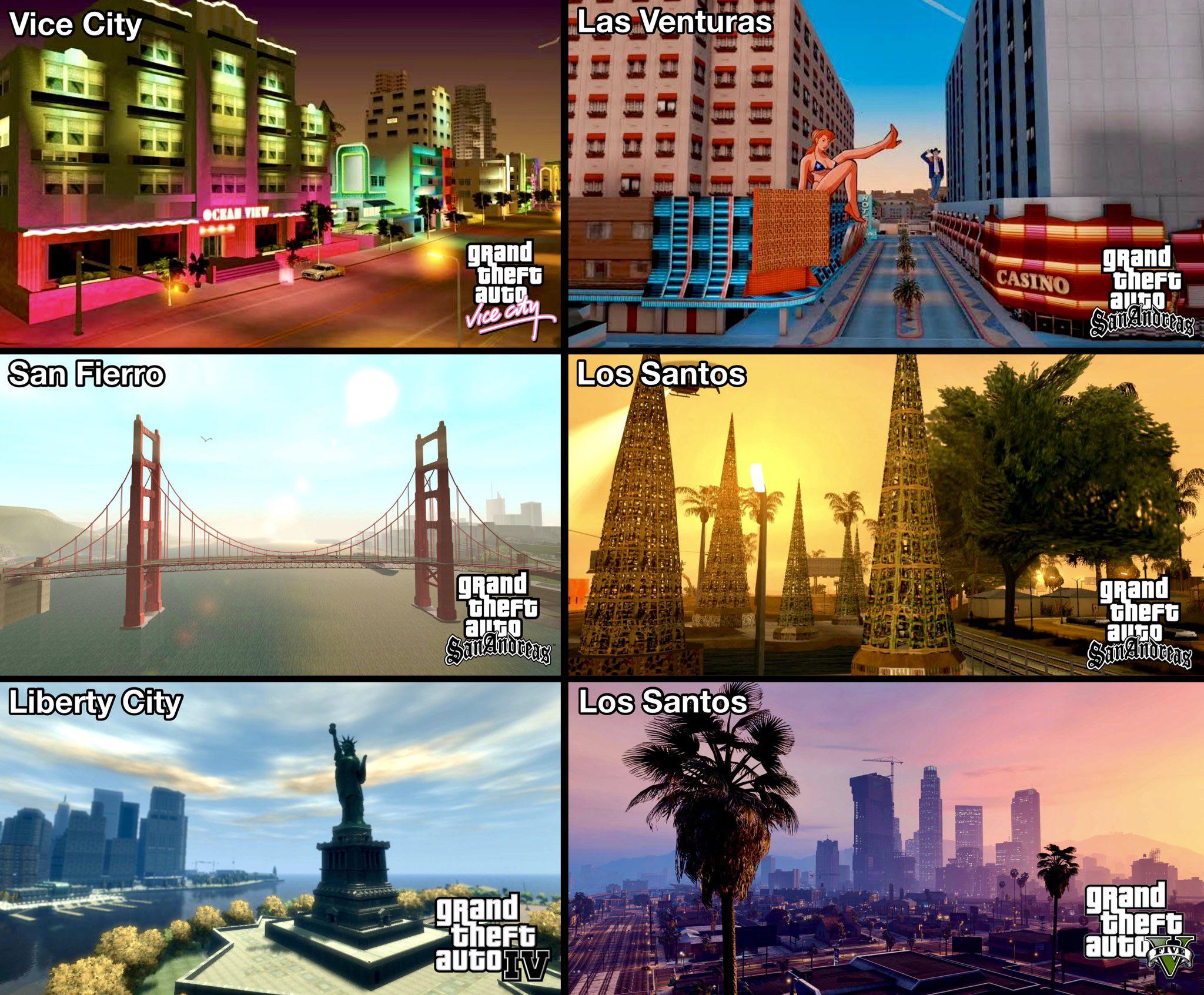 Which GTA city do you think is the greatest of all time? r/GTA
