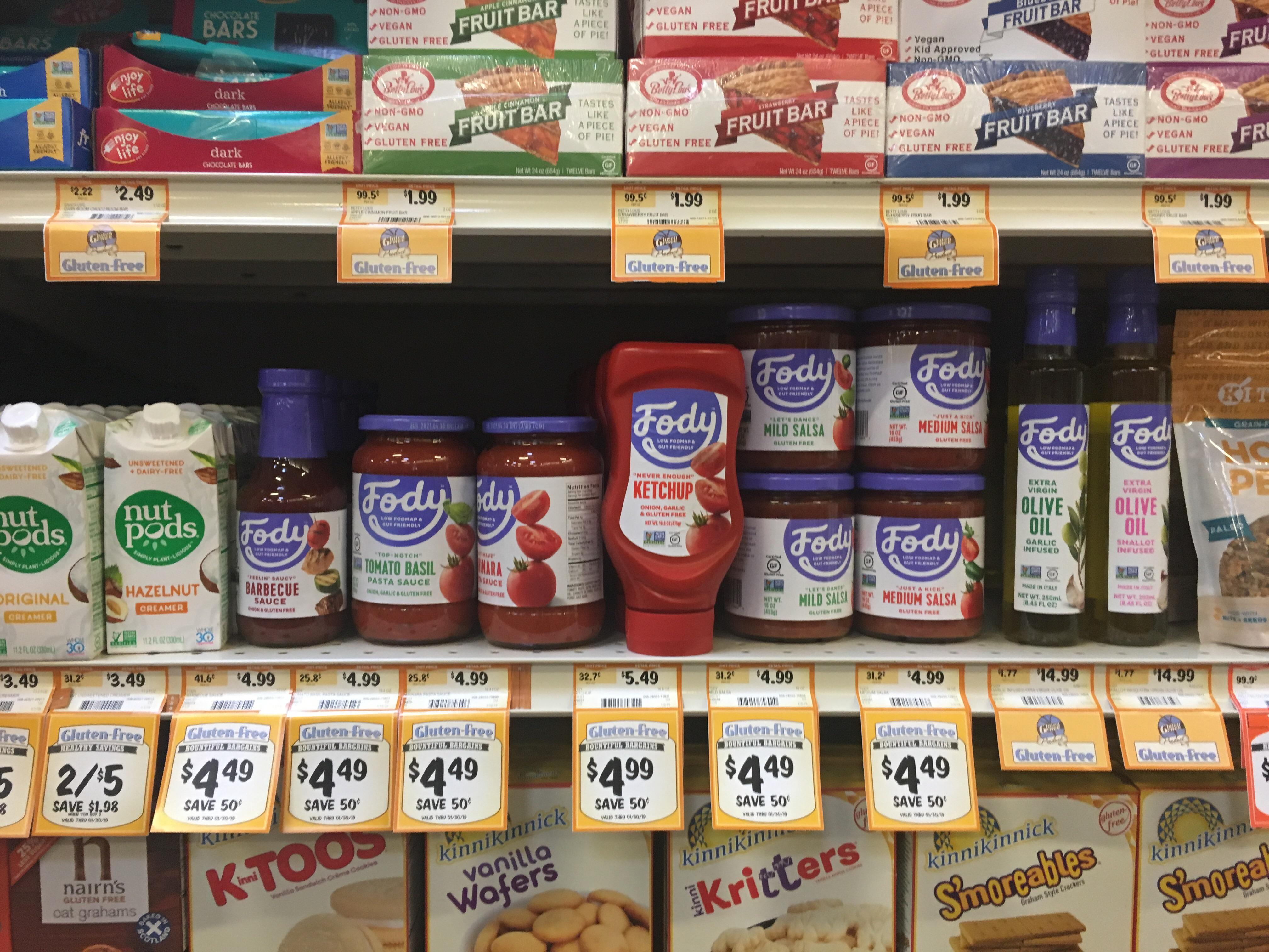 Excited to see some Fody products at a local store. r/FODMAPS