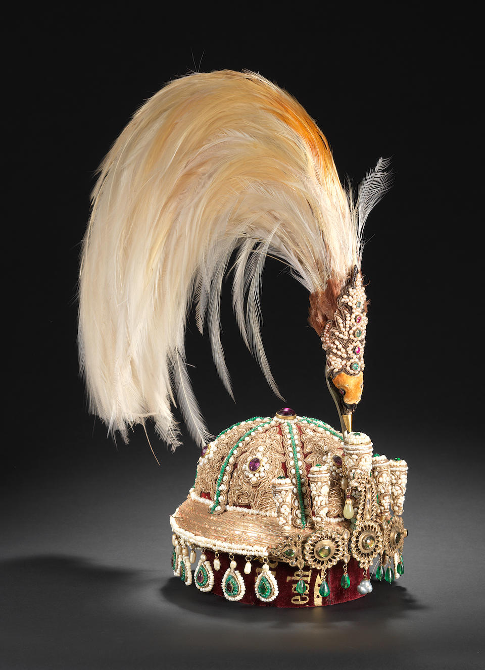 Gemset Crown made for the Nepalese Royal family, 19th century [960x1327] r/ArtefactPorn