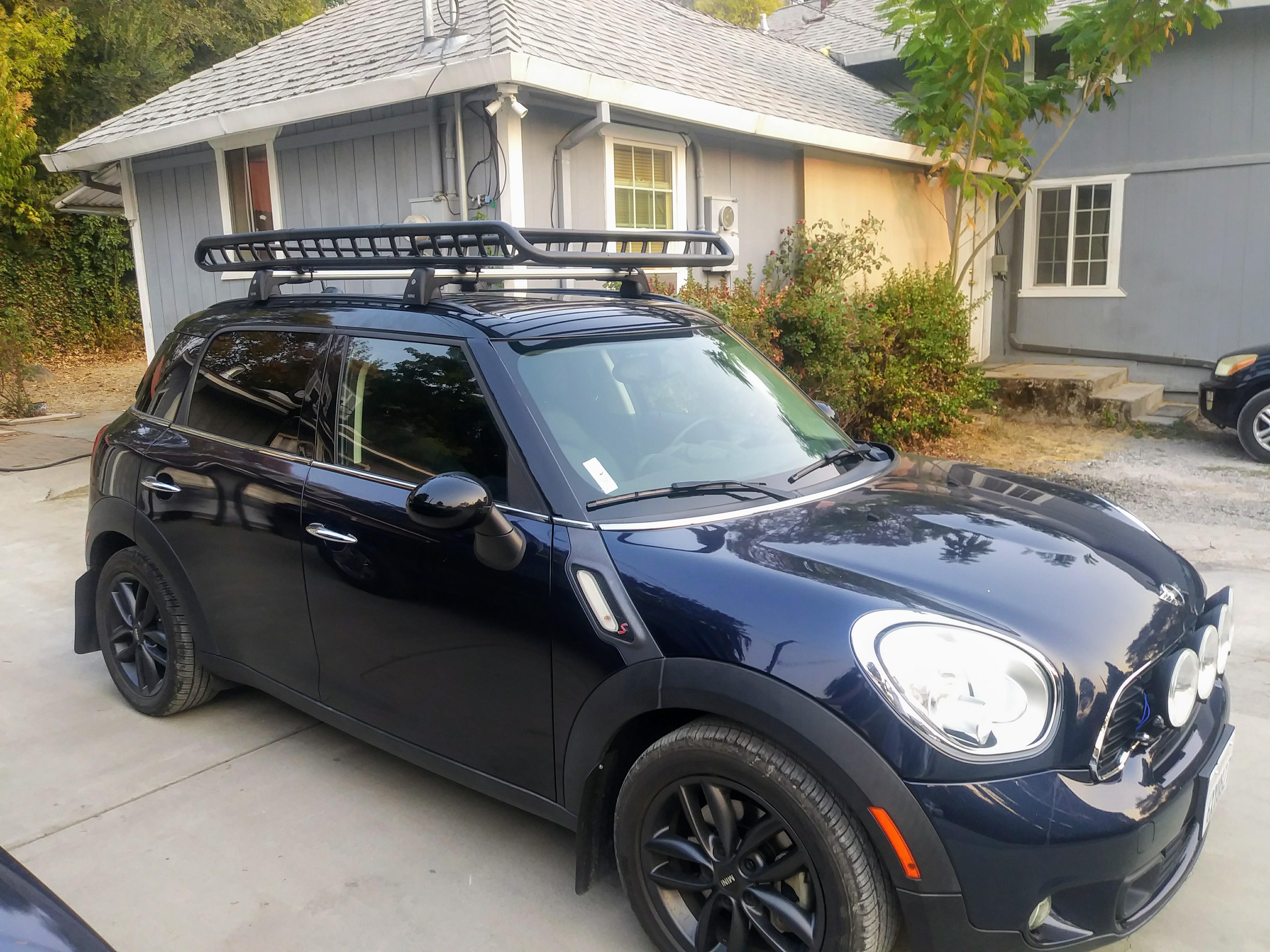 Finally got my roof rack! Now to find a spare tire... r/MINI
