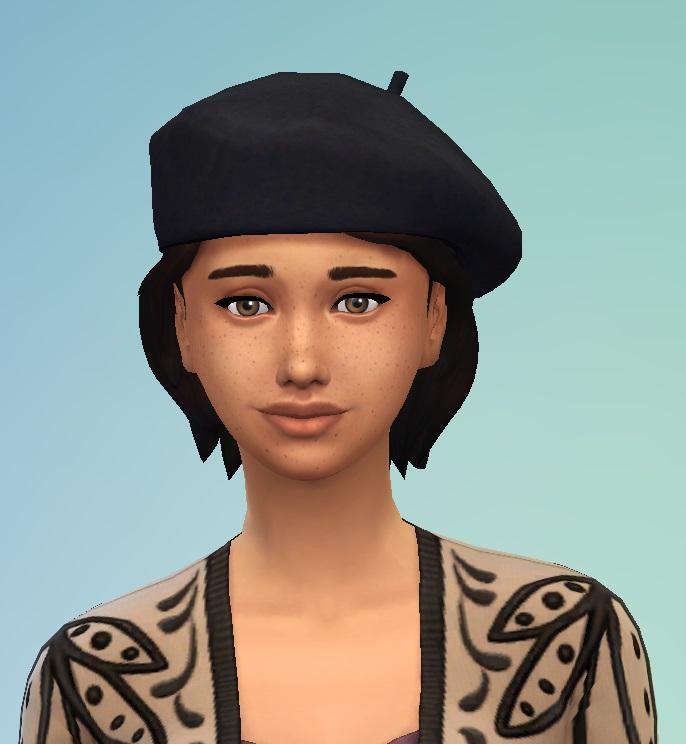Sims 4 Beret Hat Cc
