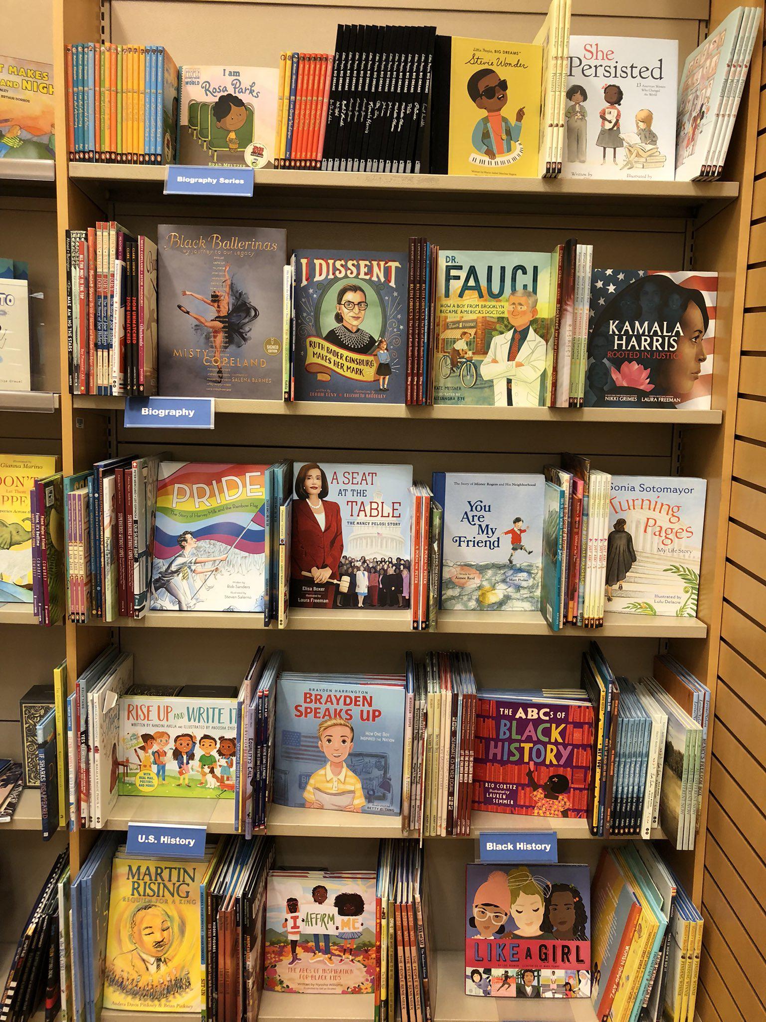 The average children's book section. It is so much easier to brainwash