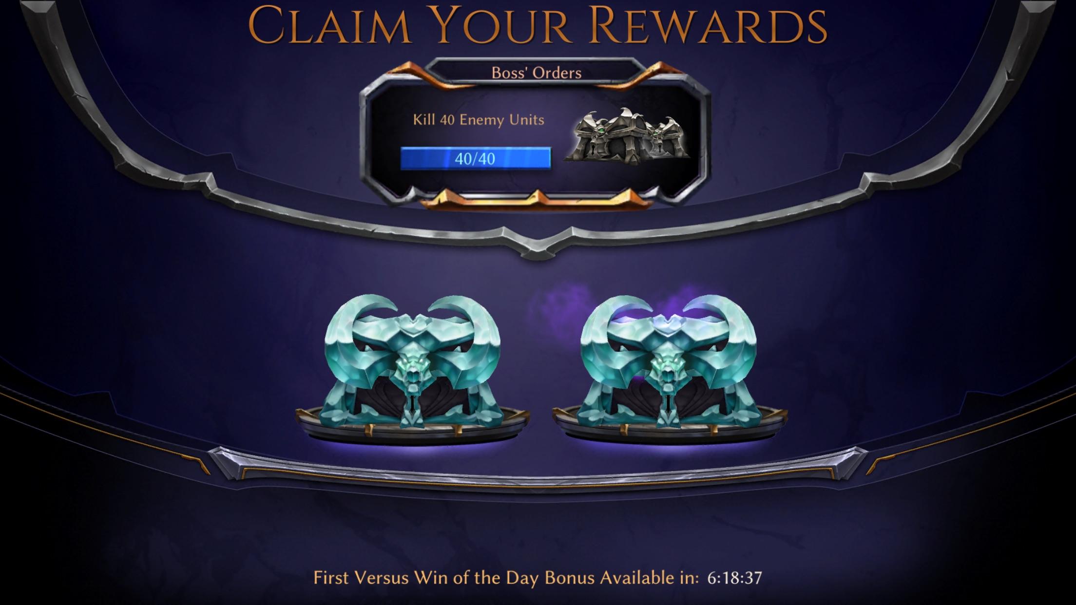 First time for that. Double silver chest to double diamond chest. r