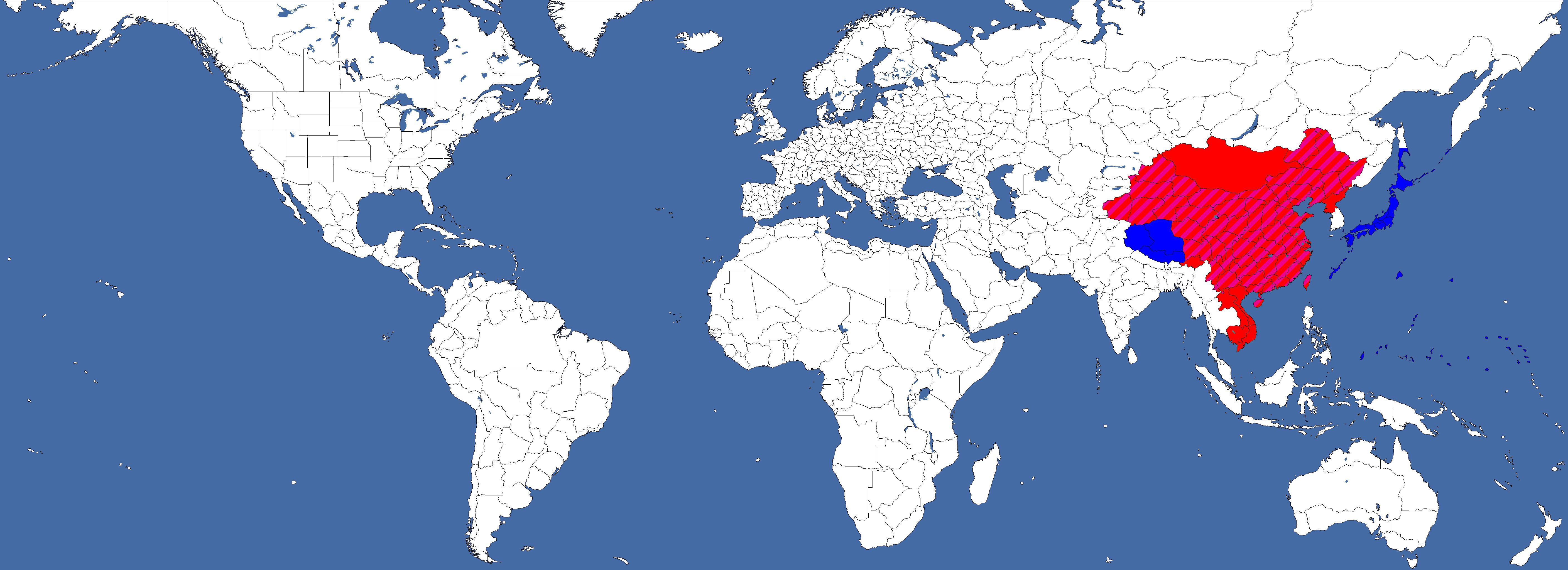 Maximum Borders Series 20 Chinese Empire (Qing) r/hoi4