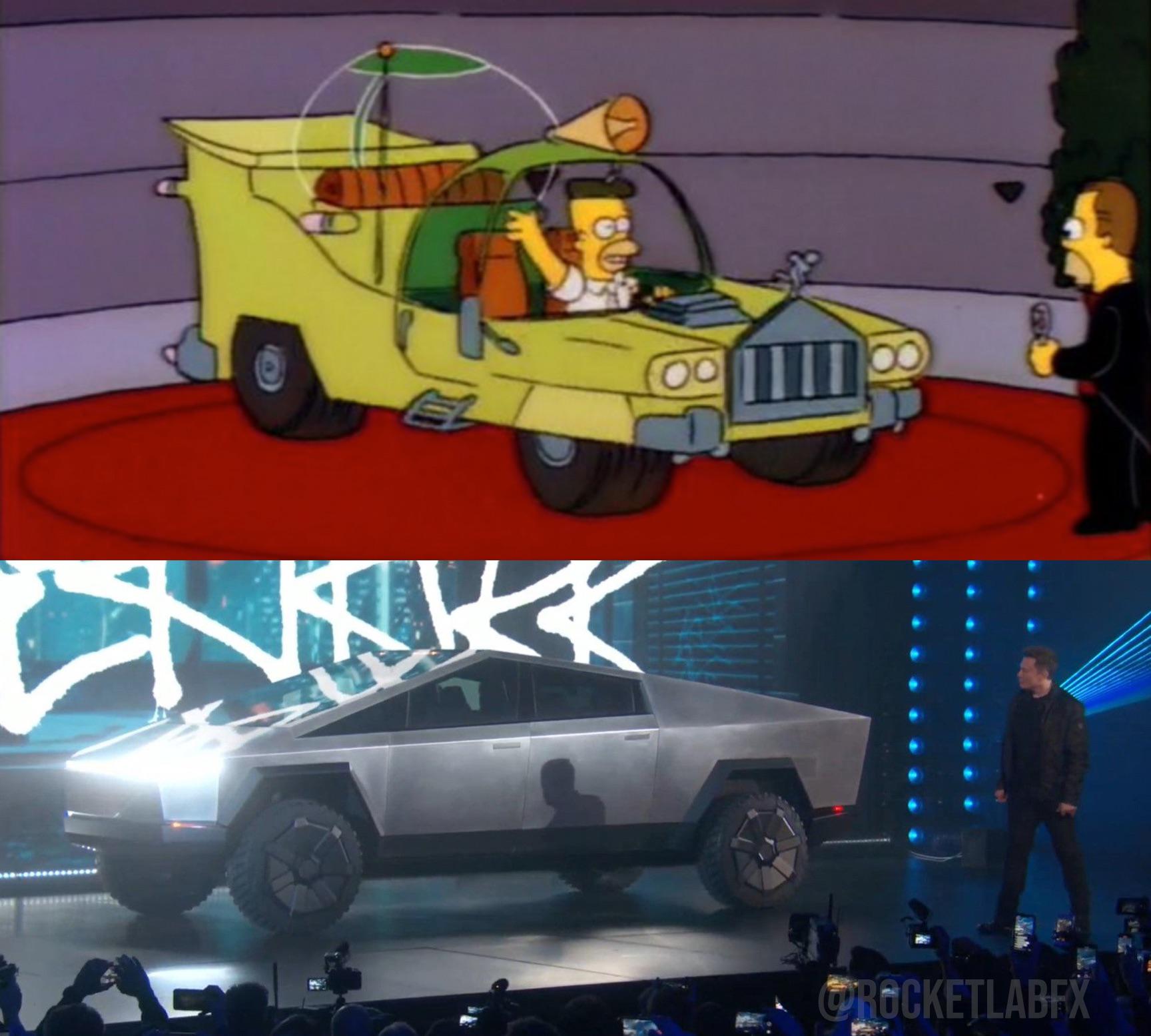 Homer was the lead designer for Tesla’s new cybertruck r/deepfatfried