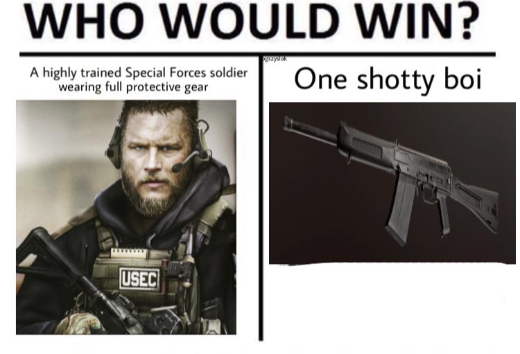 Who Would Win? EscapefromTarkov