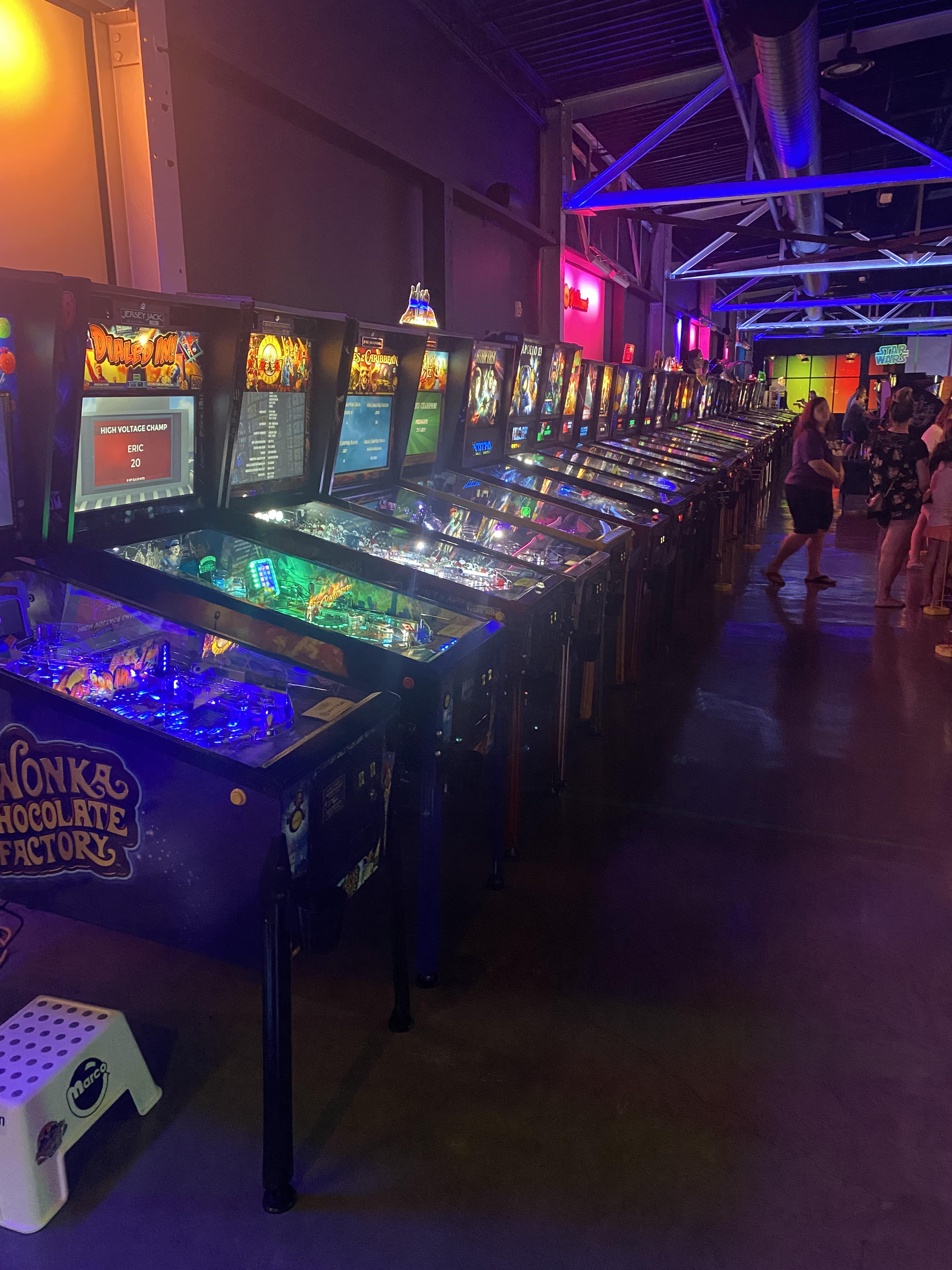 Next Level Pinball outside of Portland, OR pinball