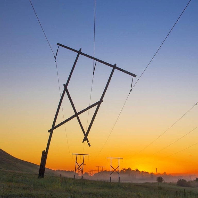 Power transmission pole in Russia. r/OSHA