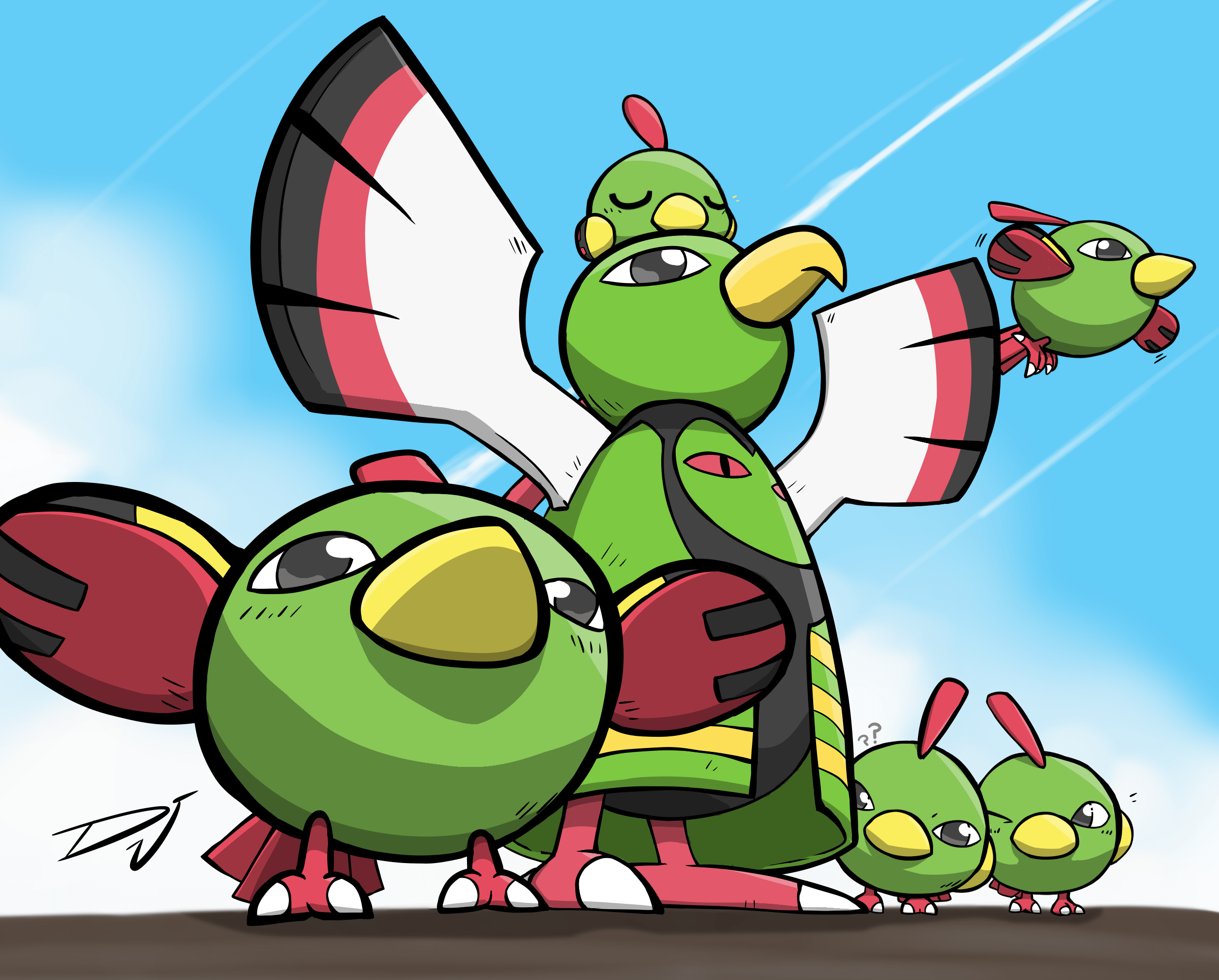 Natu/Xatu fanart r/pokemon
