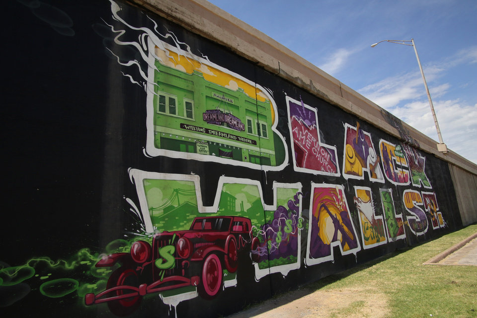 Black Wall Street Mural r/oklahomahistory