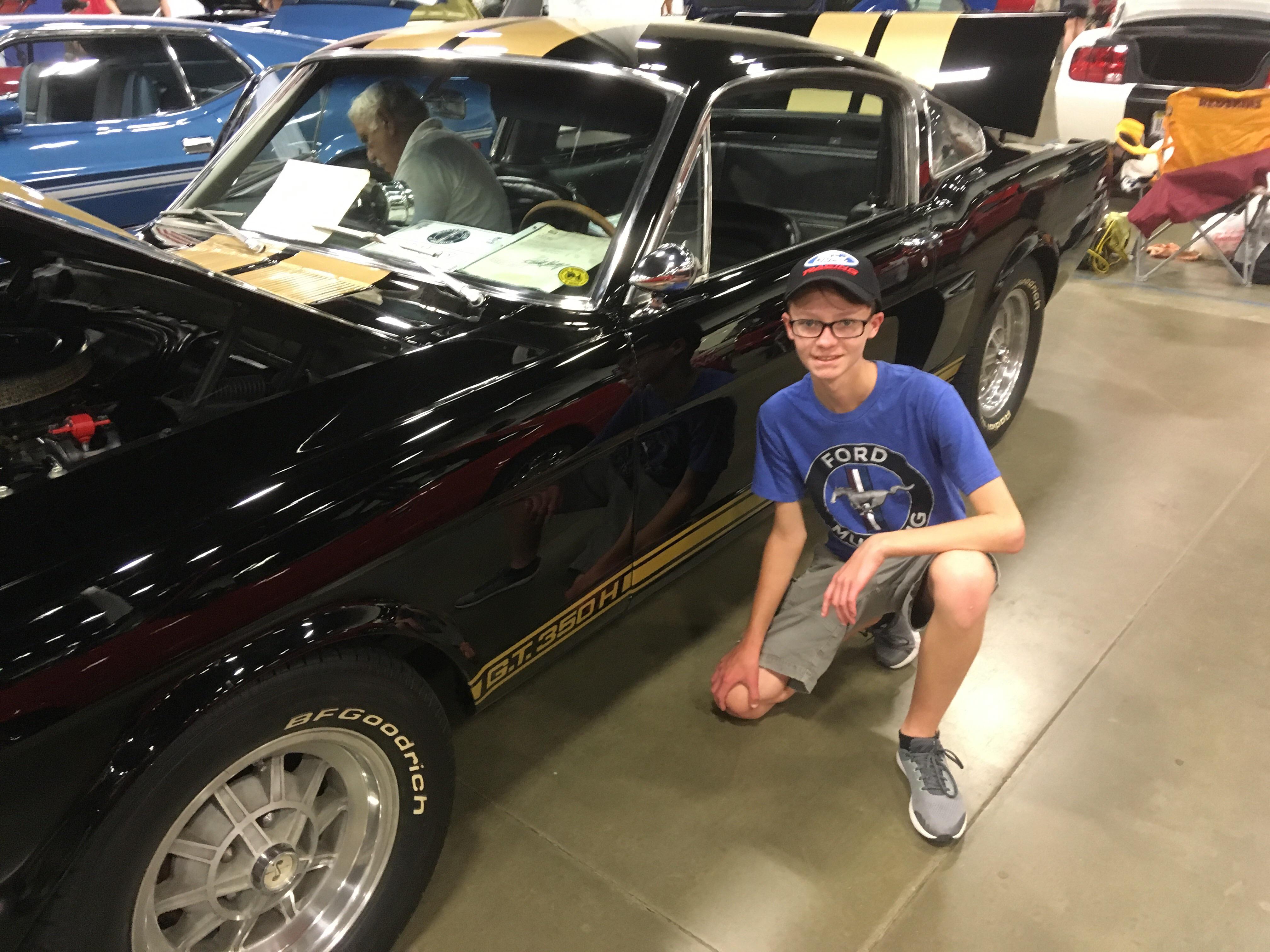Me next to a Hertz GT350 at an Mustang Club of America meet in Stafford