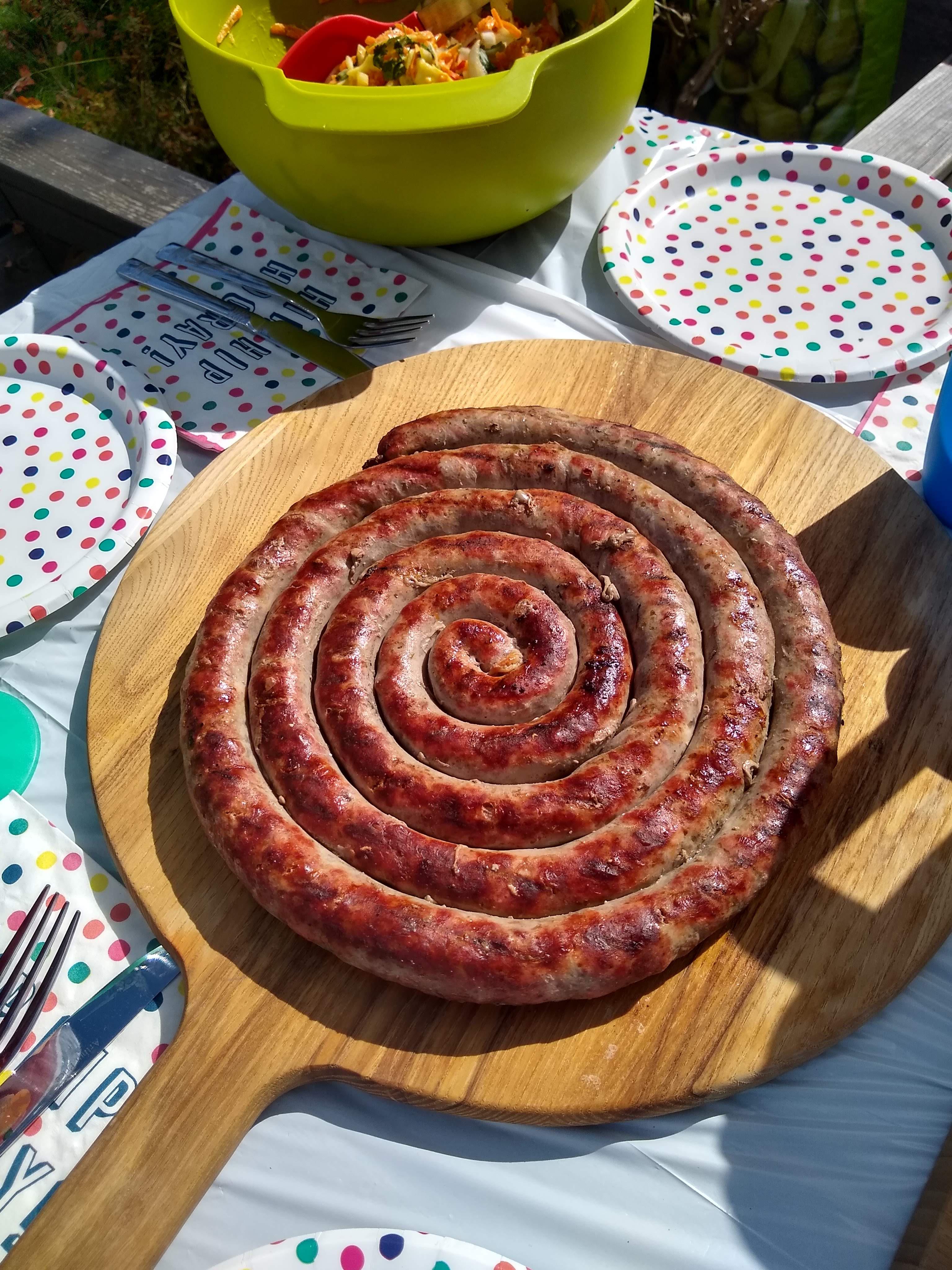 [Homemade] Boerewors traditional South African sausage r/food