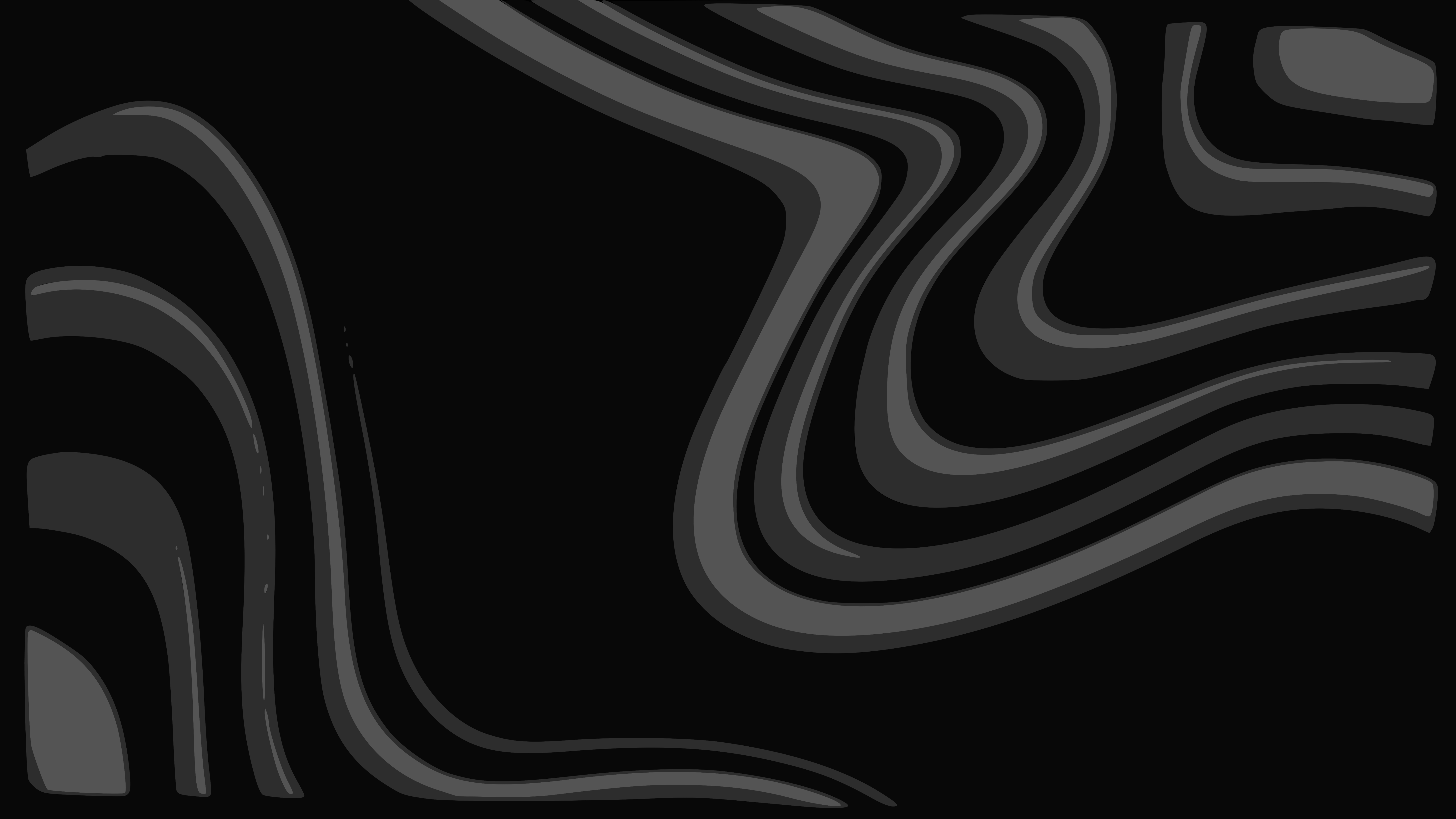 Black Waves (7680 X 4320) wallpaper