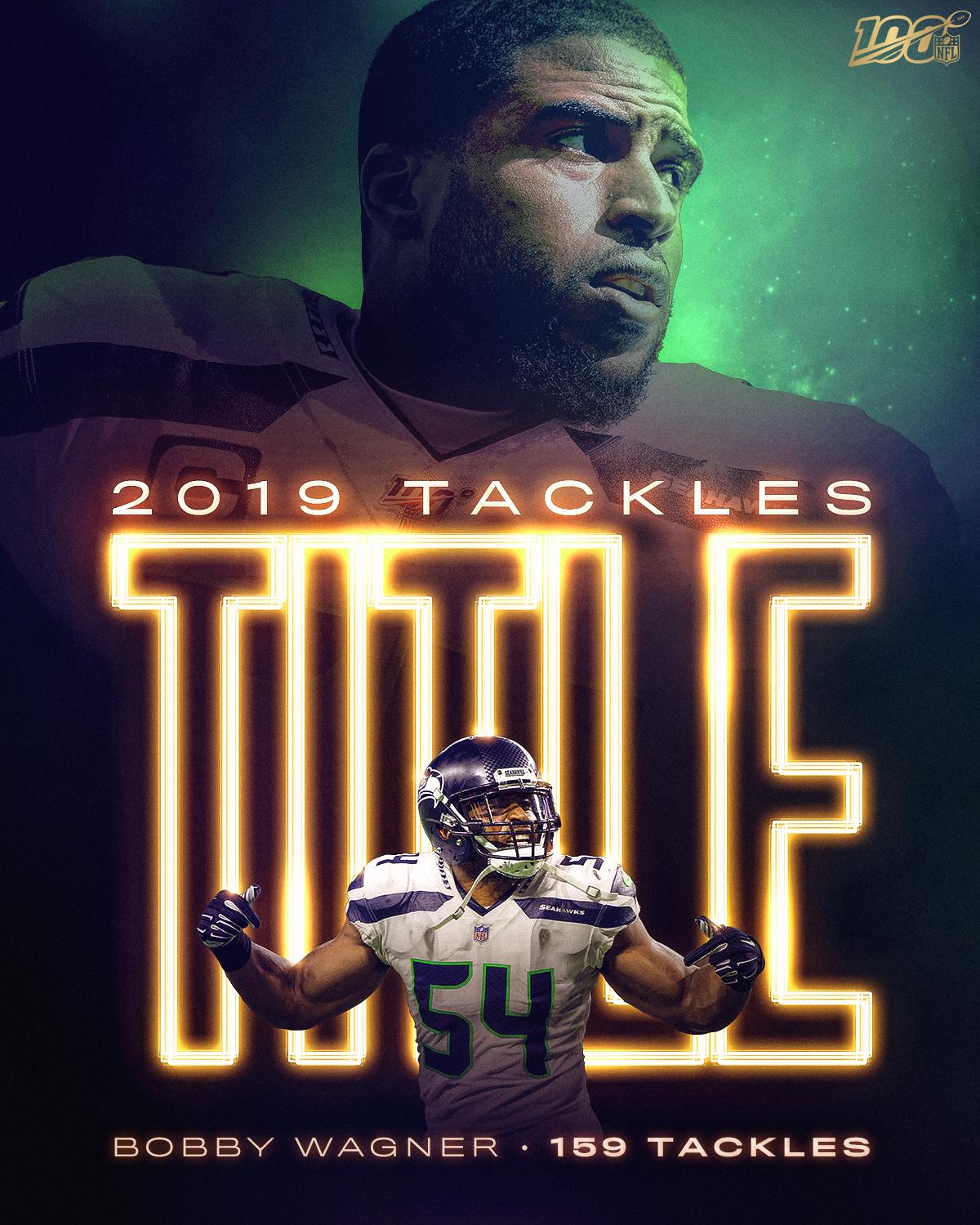 Bobby Wagner is the 2019 league tackle leader! r/Seahawks