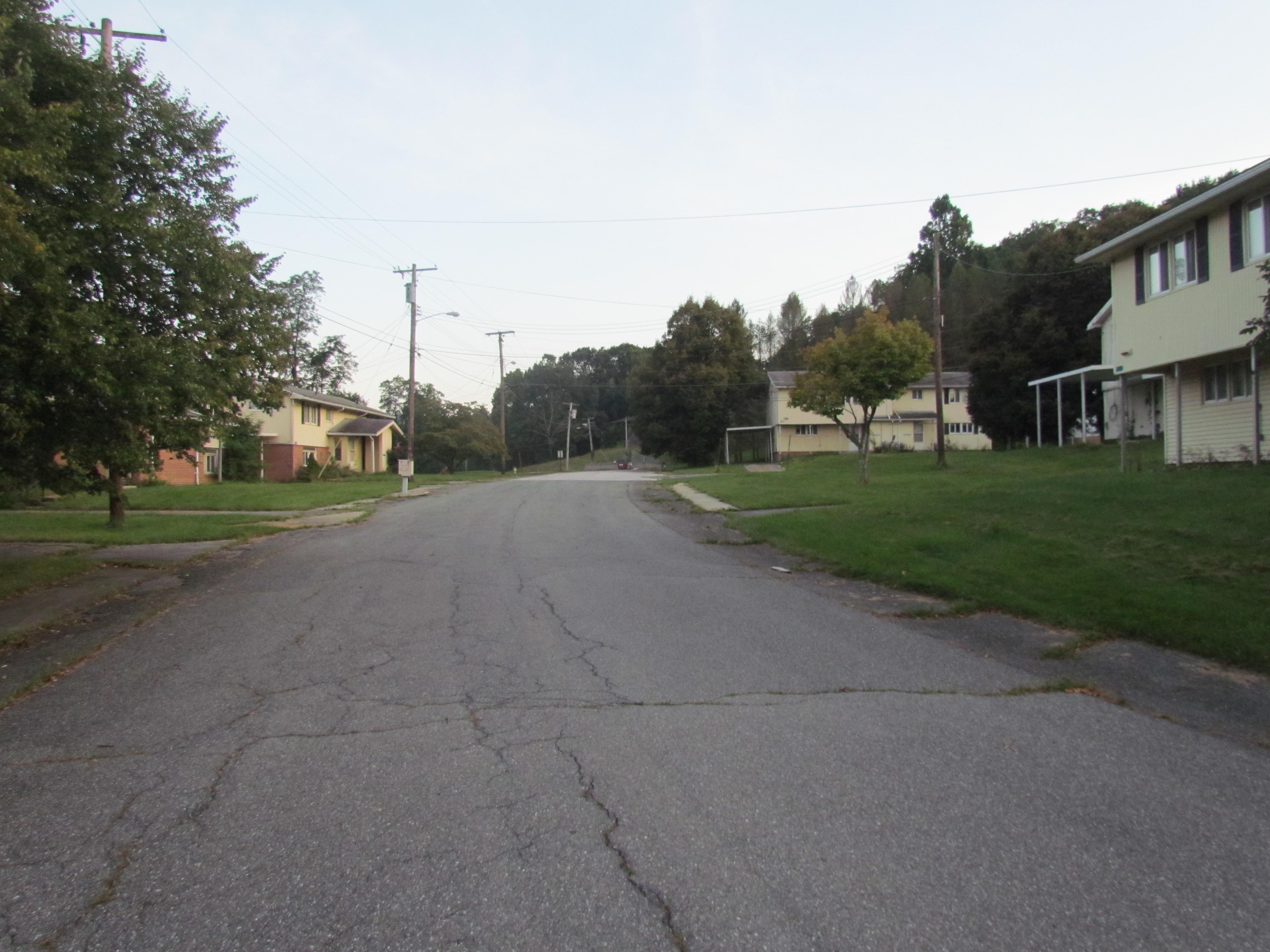 Recentlyabandoned neighborhood, part of an abandoned army base r