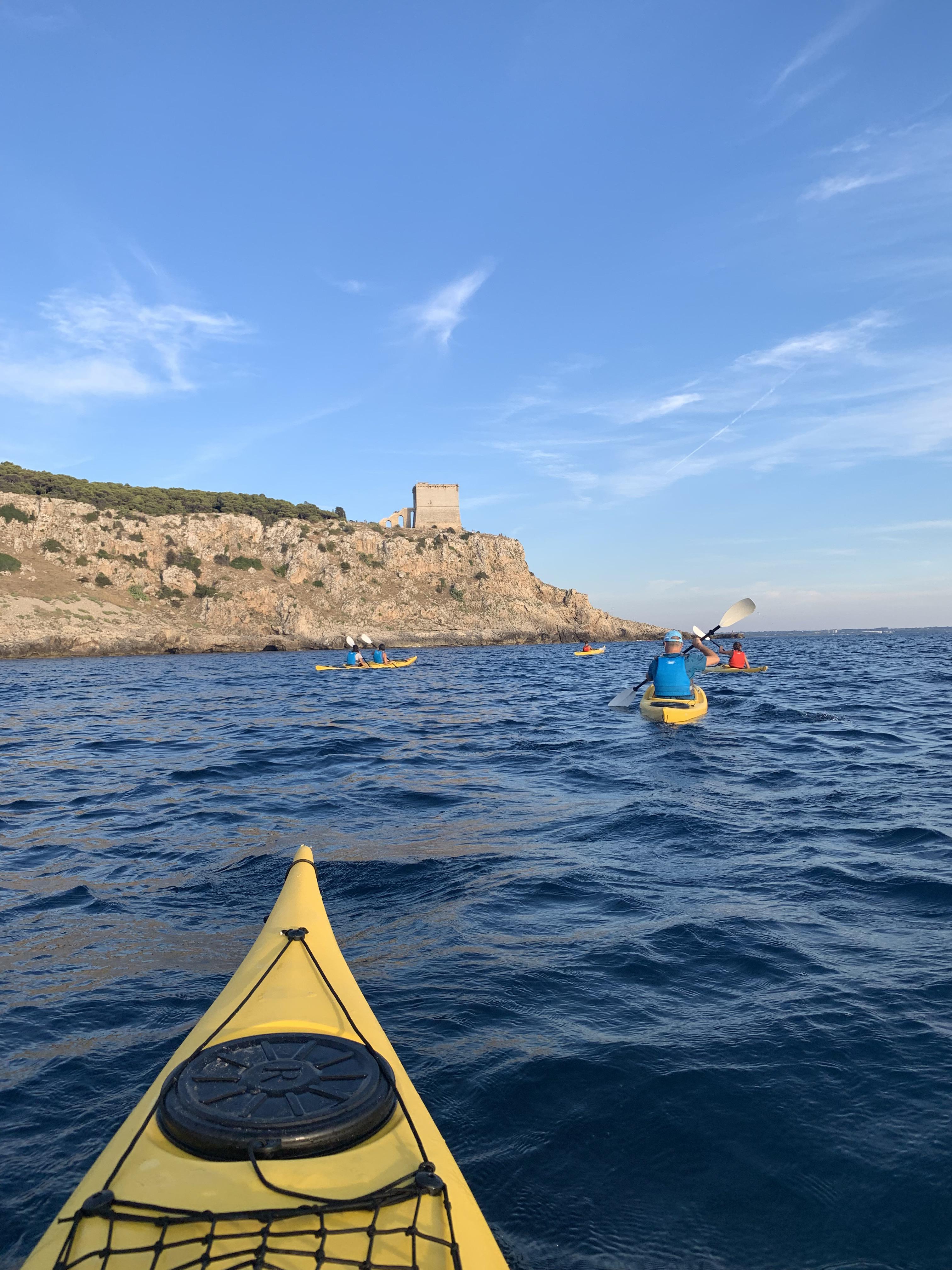 Sea kayaking around the Salento coast in Italy r/Kayaking