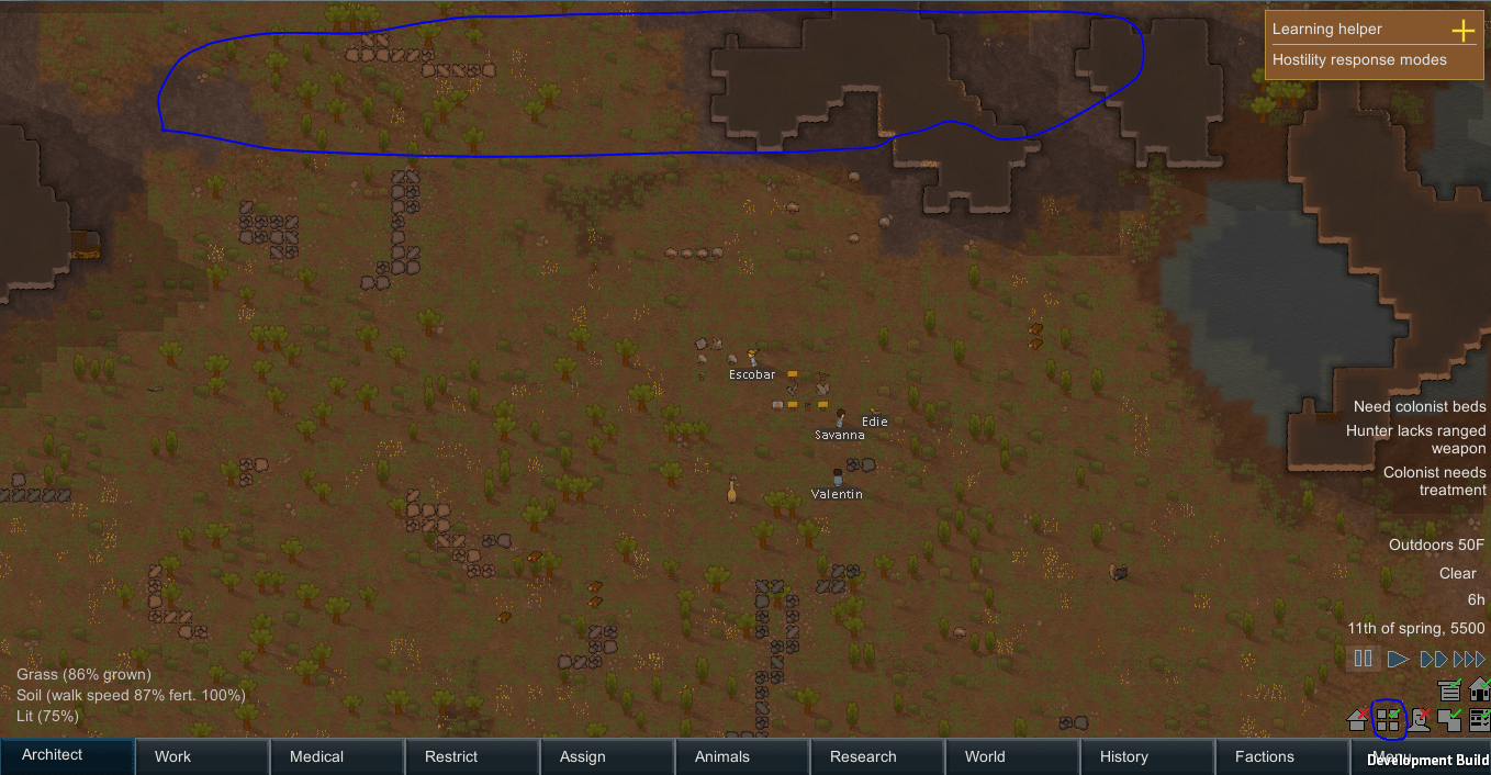 Colonist bar missing? r/RimWorld