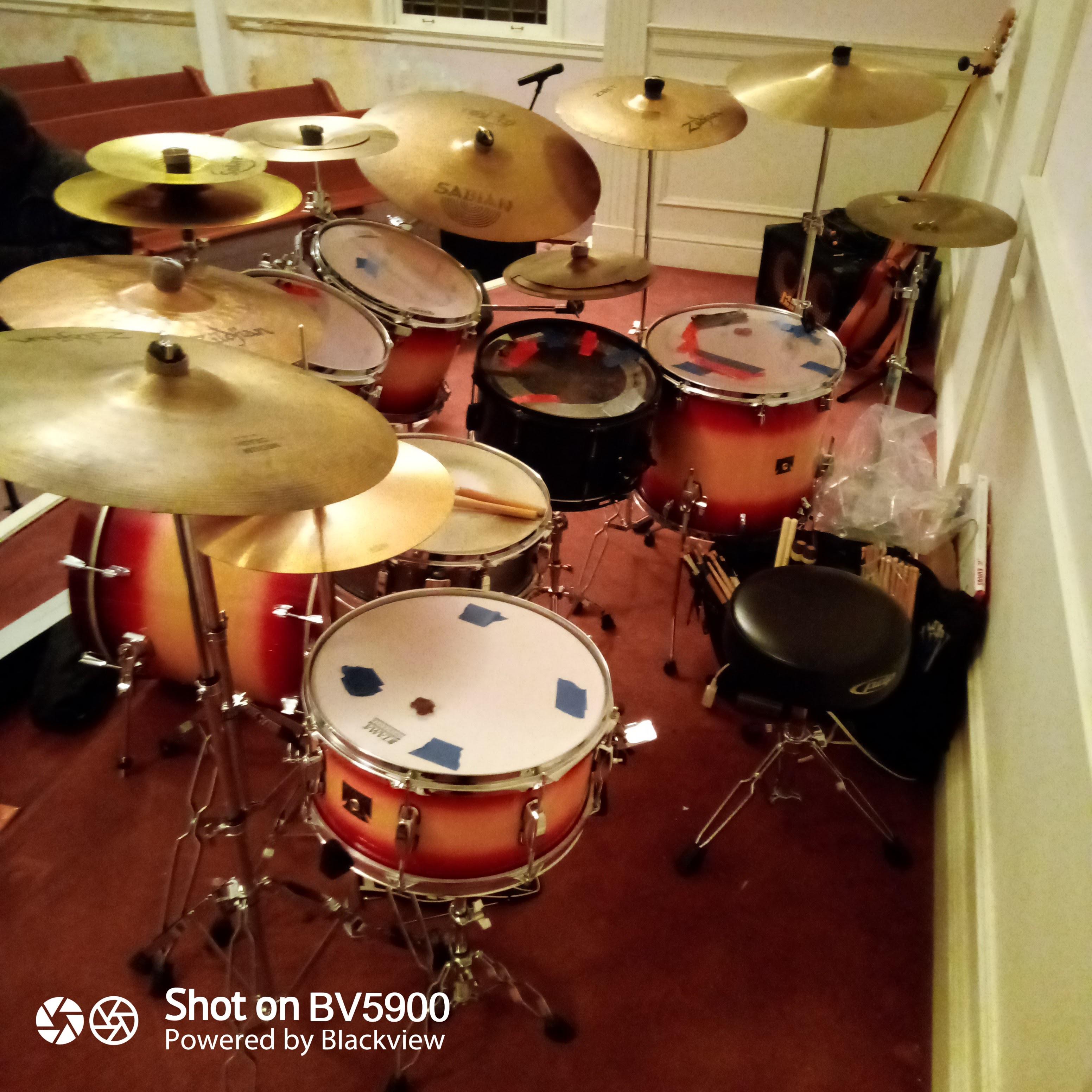 Current church kit r/drums