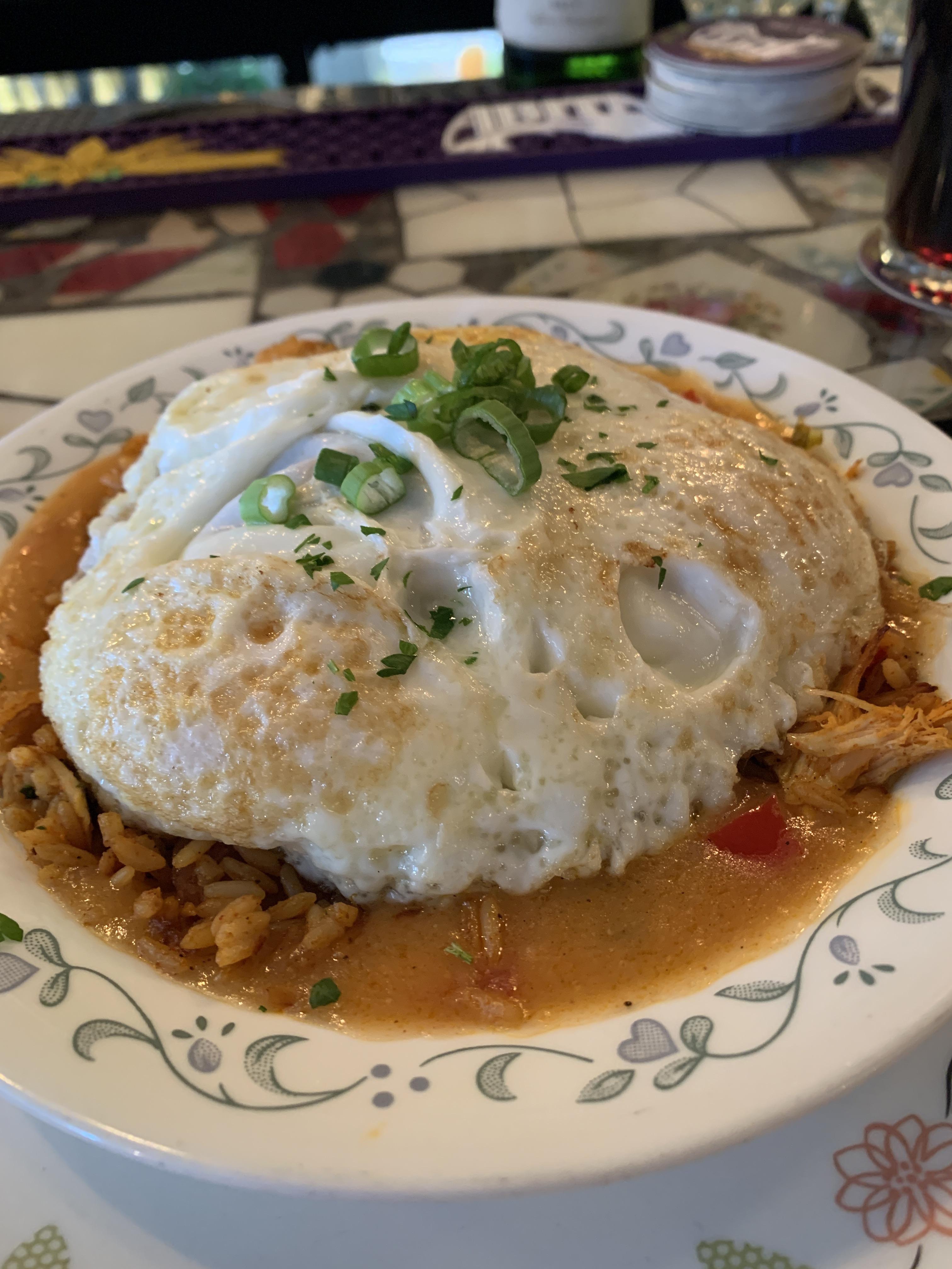 [I ate] Eggs and jambalaya r/food