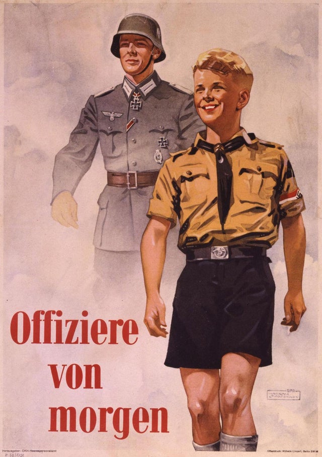 "Officer of tommorow" Reich recruitment poster Reichsministerium