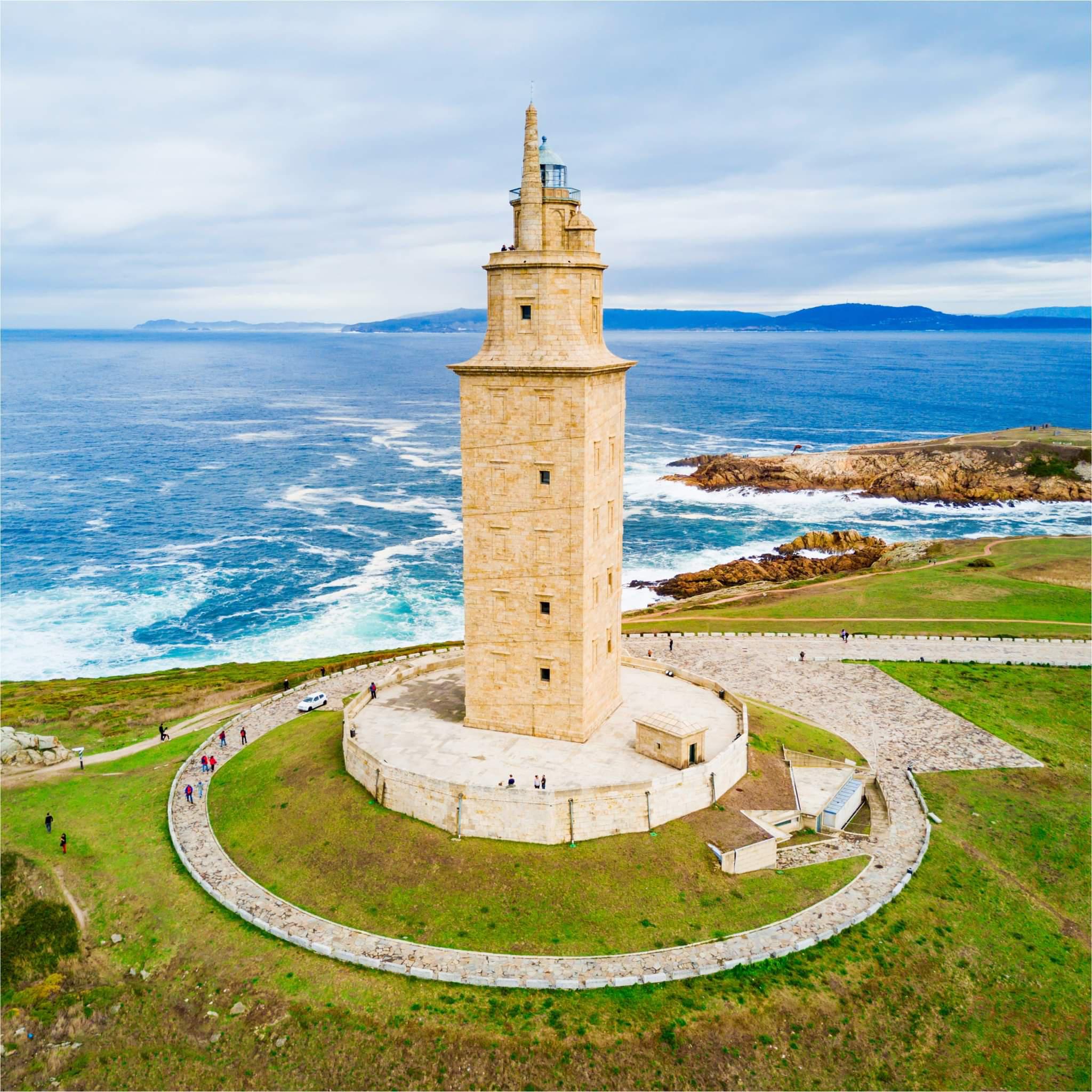 The Tower of Hercules, in northwestern Spain, is the oldest extant