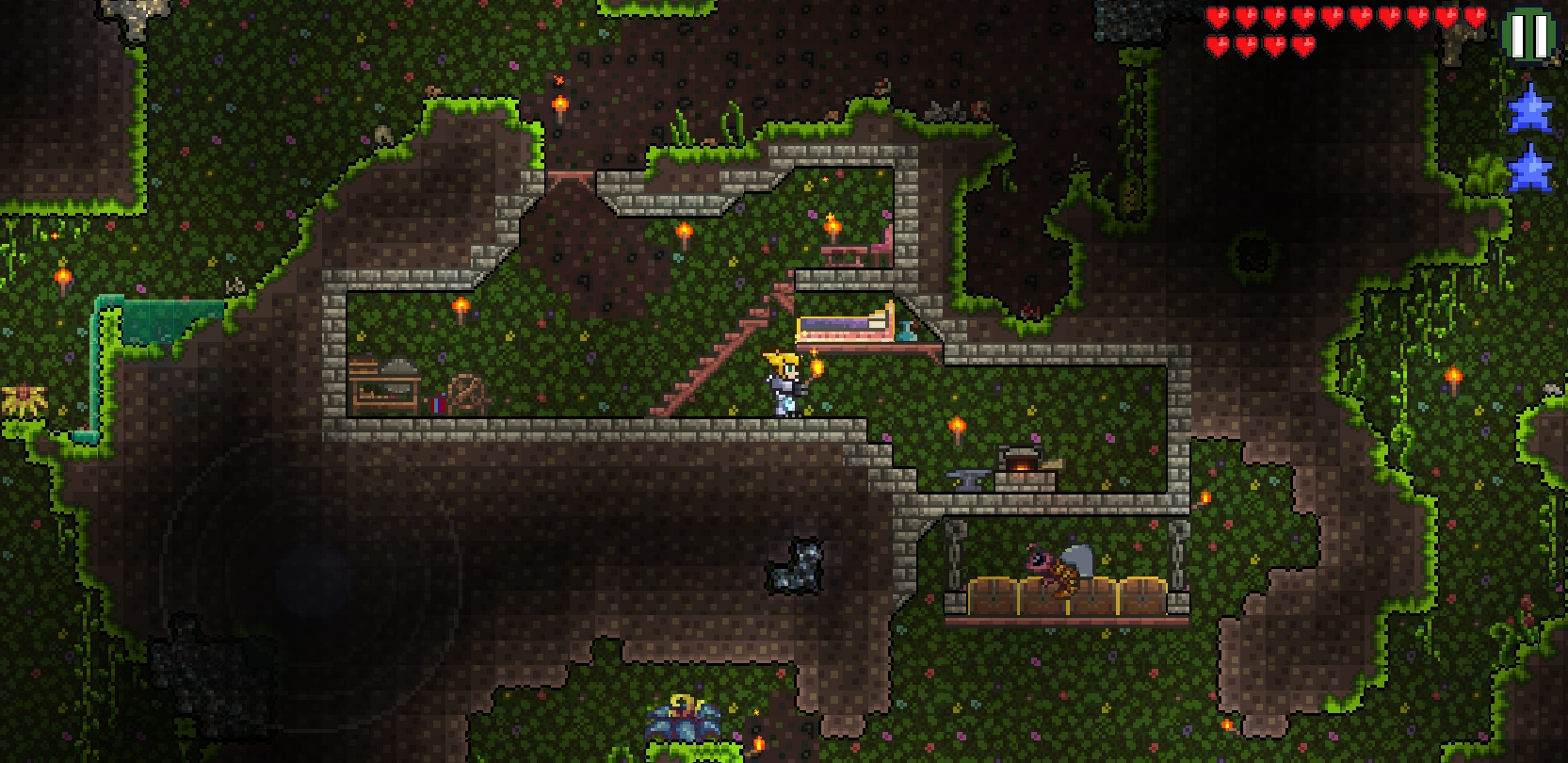 So thie is the house so far but can't destroy walls with hammer so the