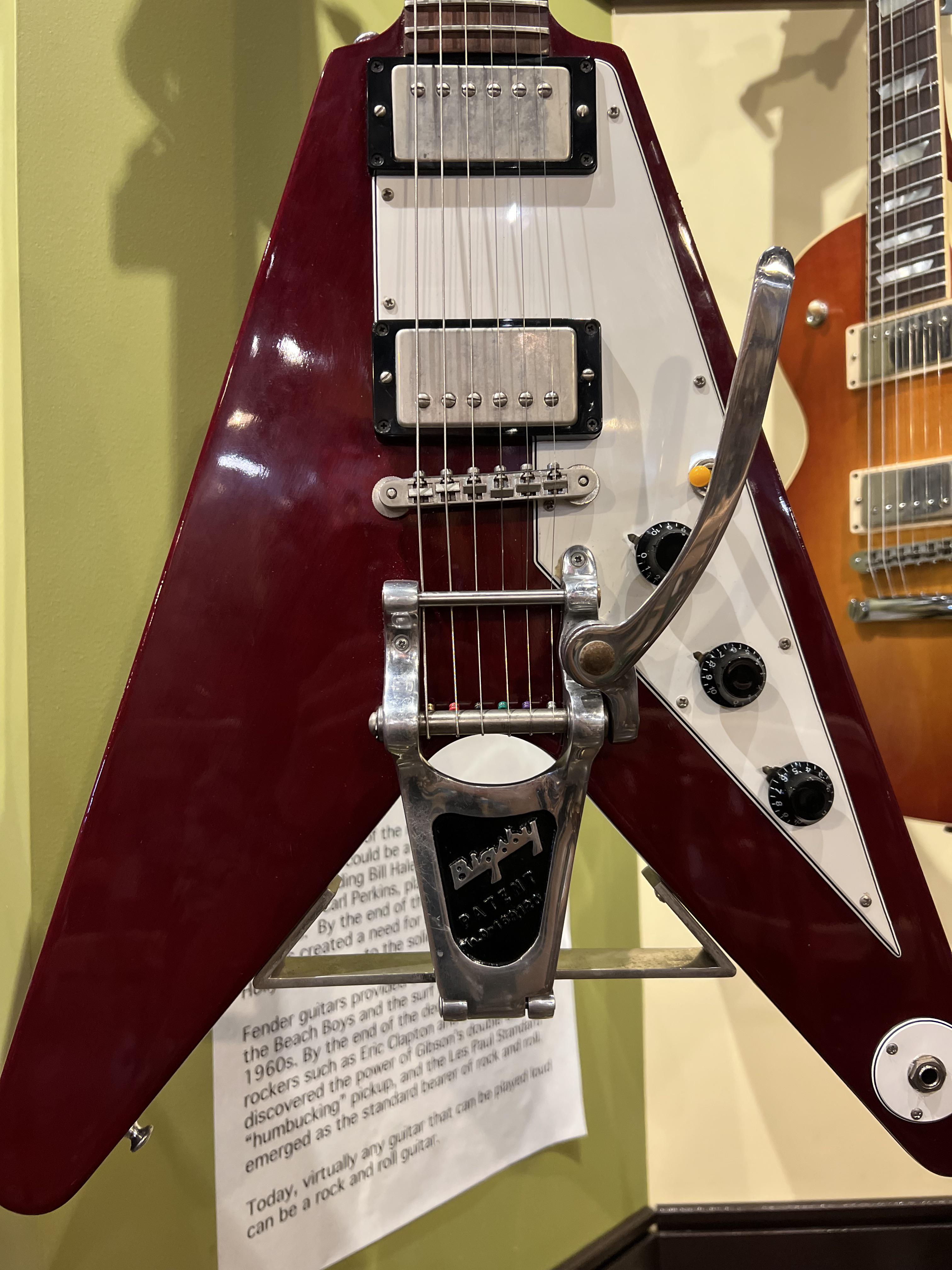 Spotted this Flying V at Carters in Nashville. Thoughts on the Bigsby