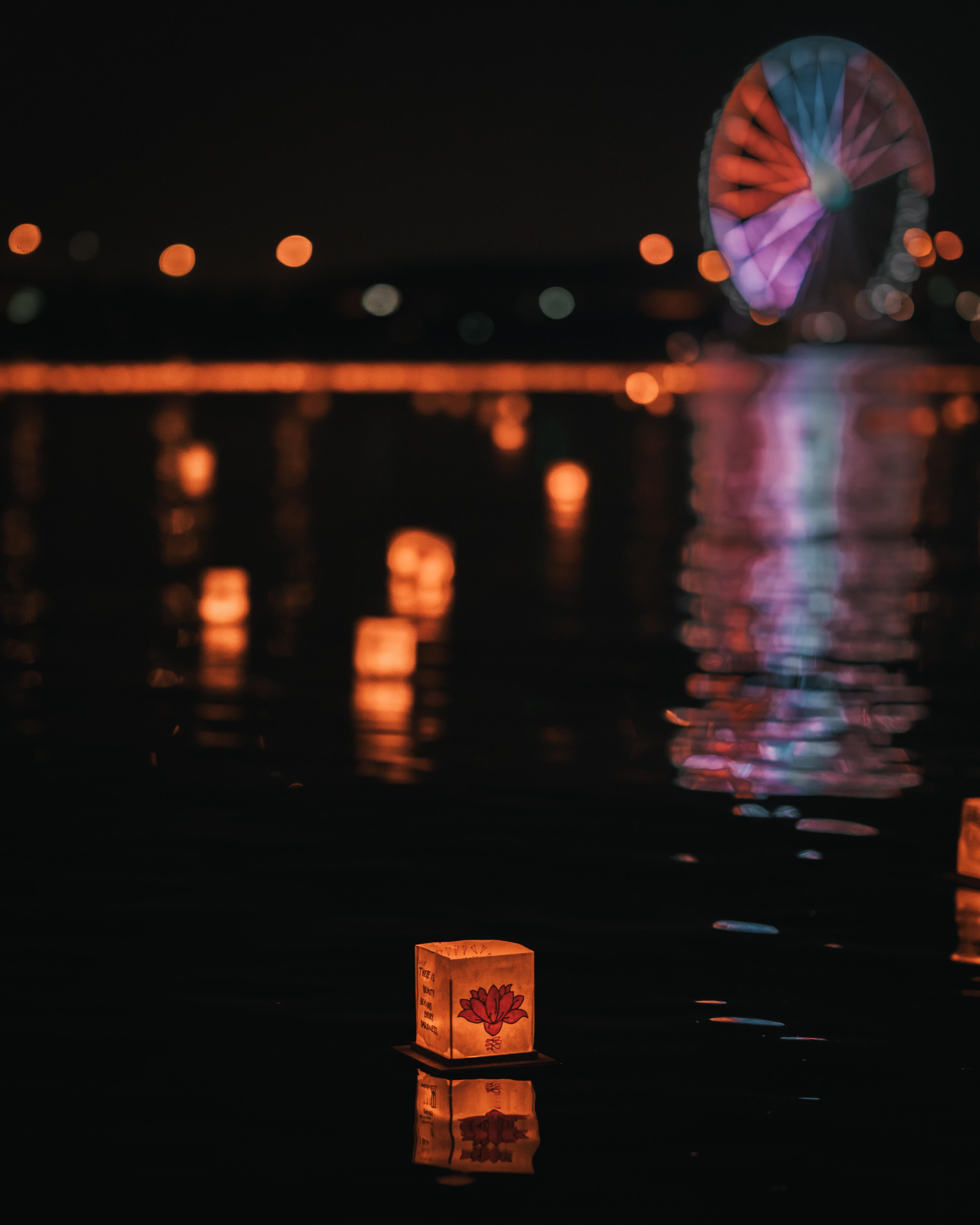 Water Lantern Festival Washington D.C., shot on A7iii + 85mm GM 1