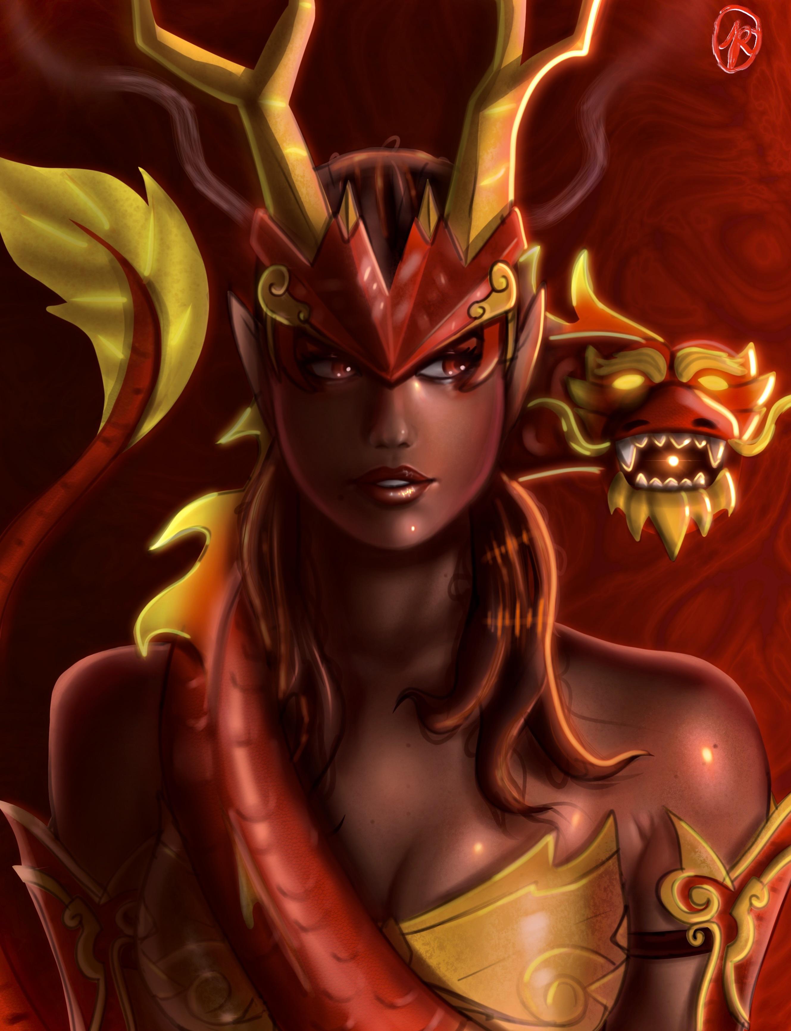 🔥 Zhulong Sombra 🔥 (Fan art by me) r/Overwatch