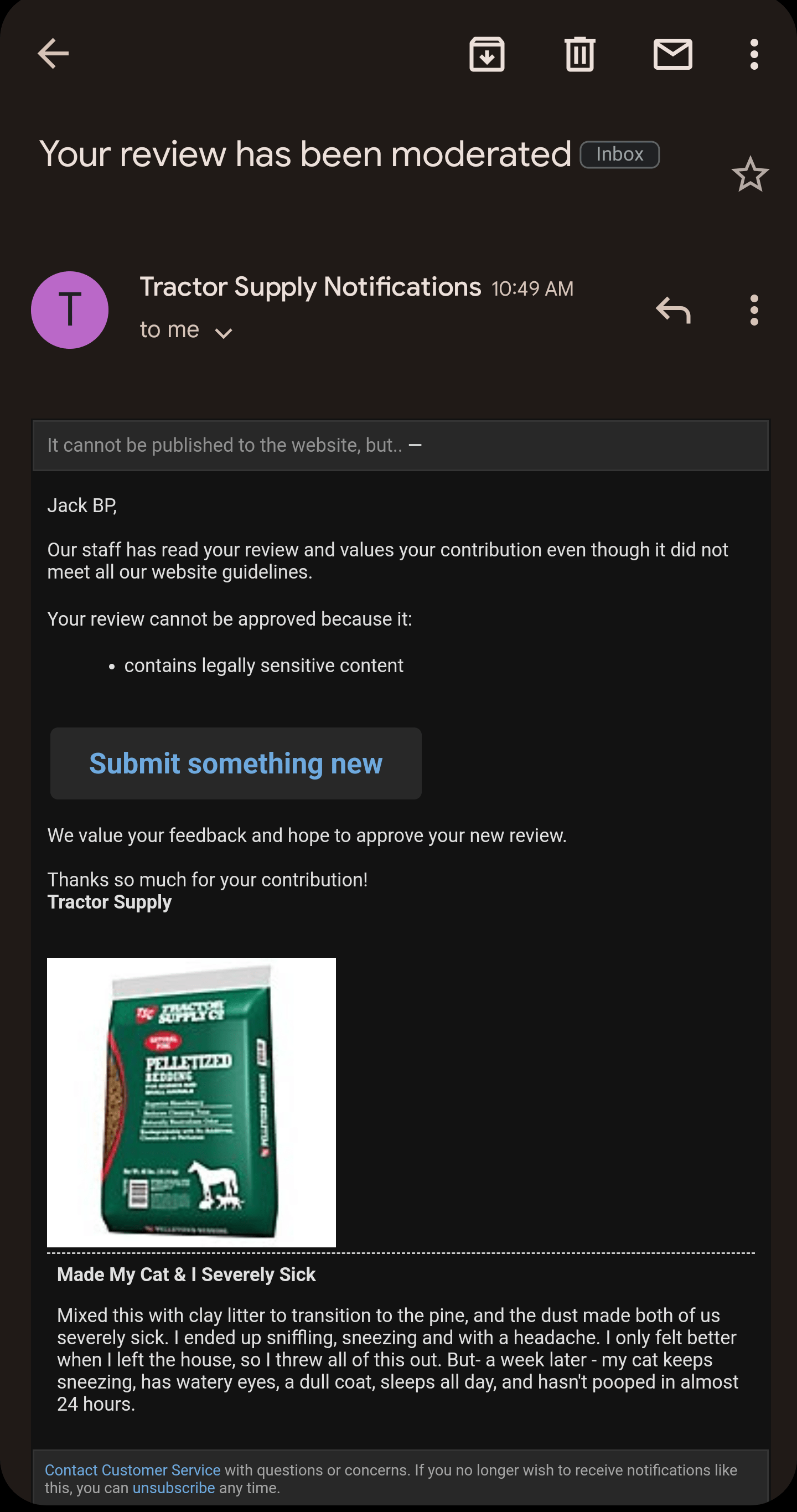 For All Pine Litter User Avoid Tractor Supply! r/cats