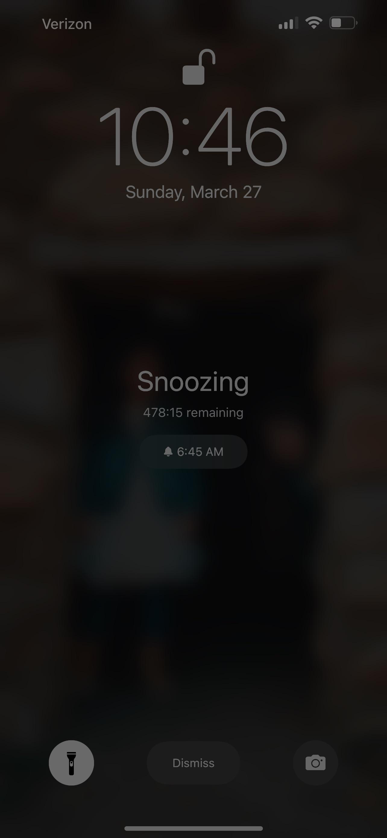 I somehow snoozed tomorrow’s alarm. mildlyinteresting
