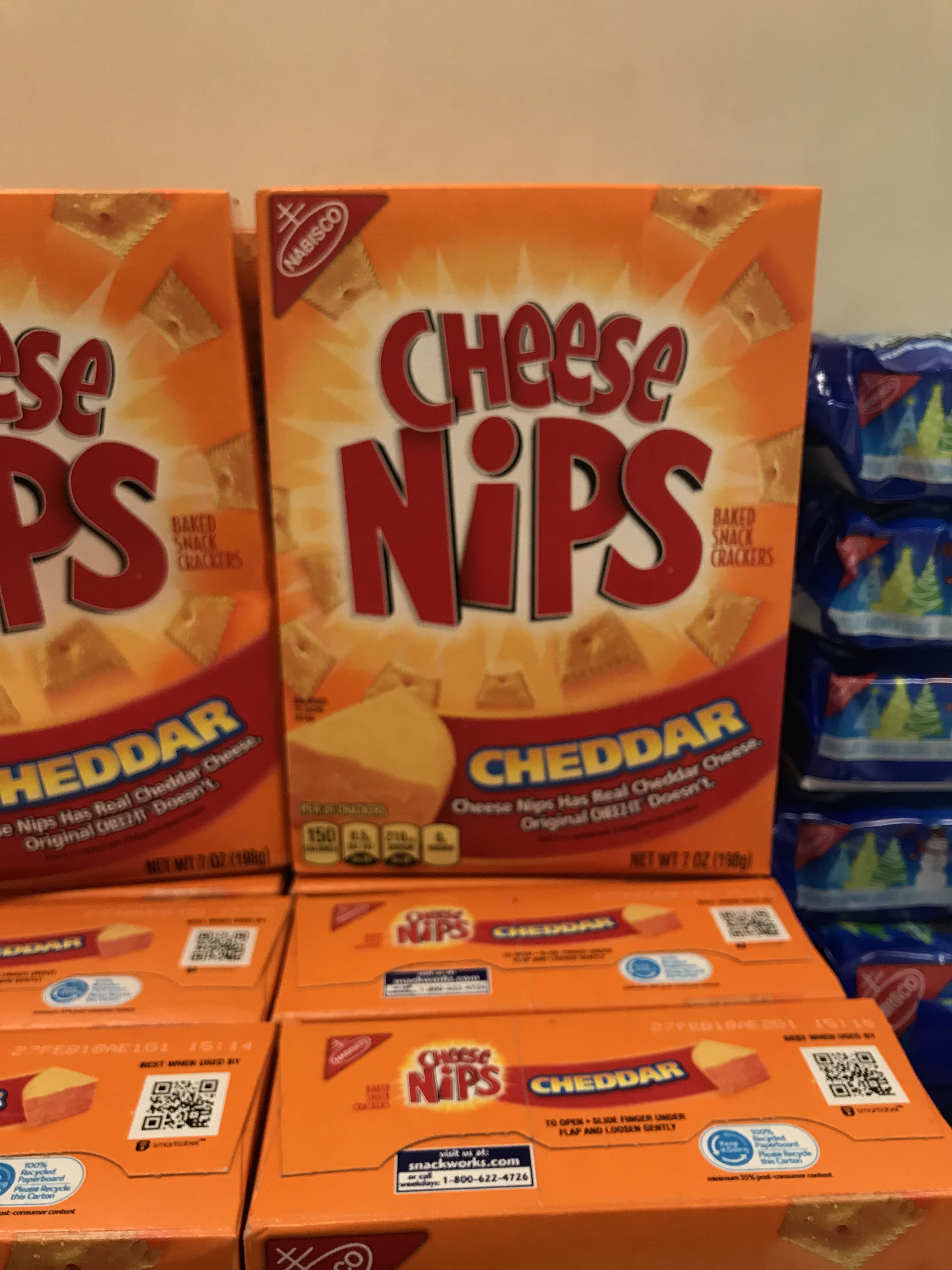 Mmmmmmm!!!!!! Just love me some cheese nips. r/crappyoffbrands