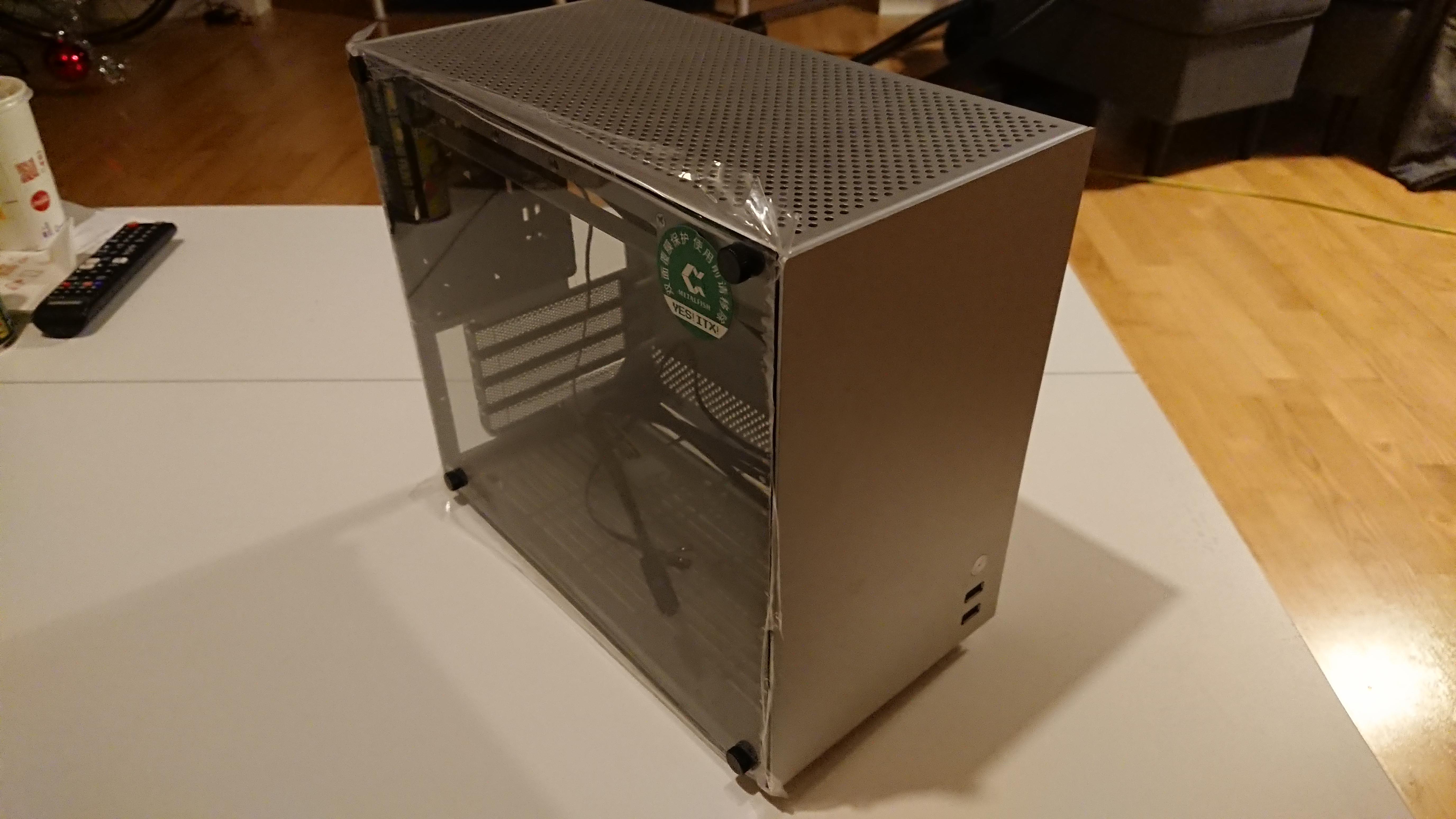 Metalfish S5, damn small mATX case. First SFF build! r/sffpc