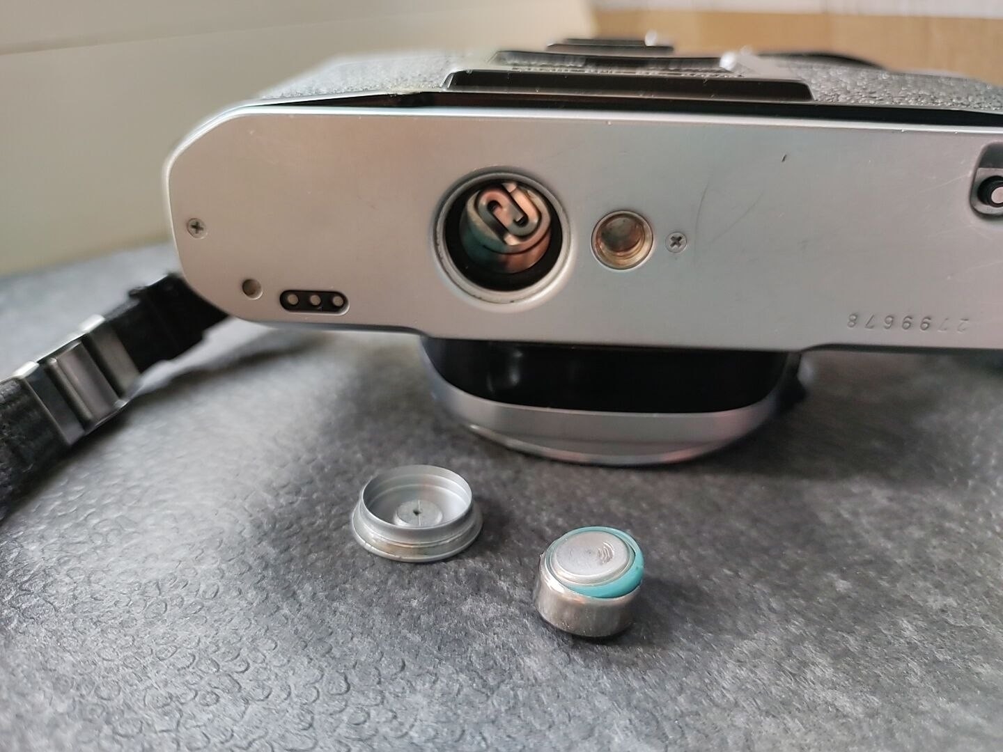 A LR44 Battery just exploded in my camera. Should I be worried? r