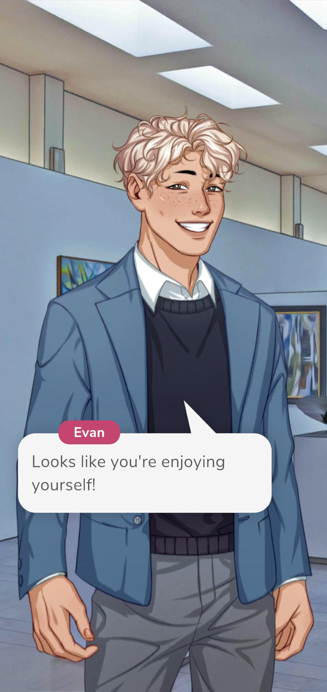 I can't believe I haven't matched with Evan before?!! I've always