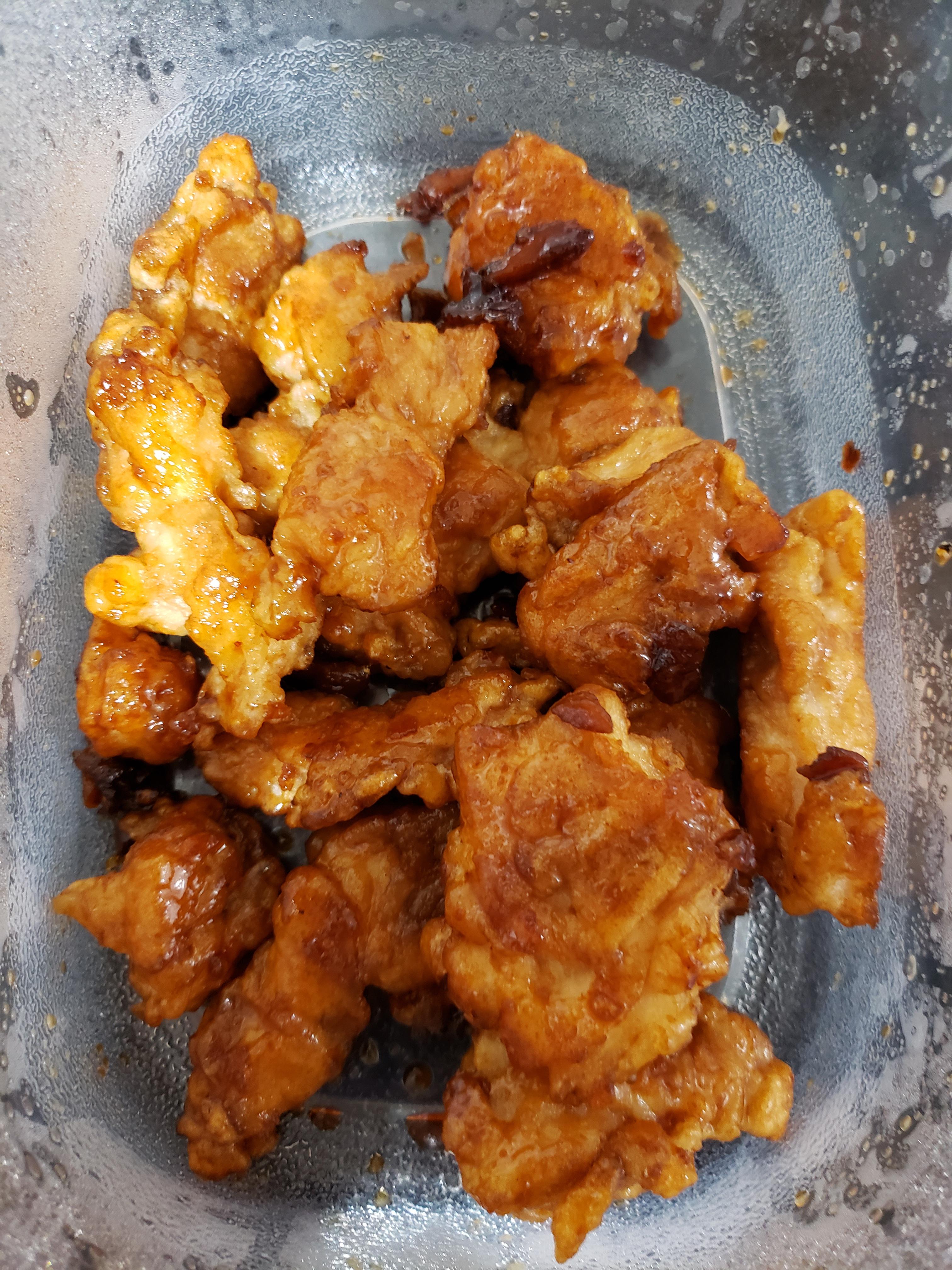 Sesame honey garlic chicken r/FoodPorn