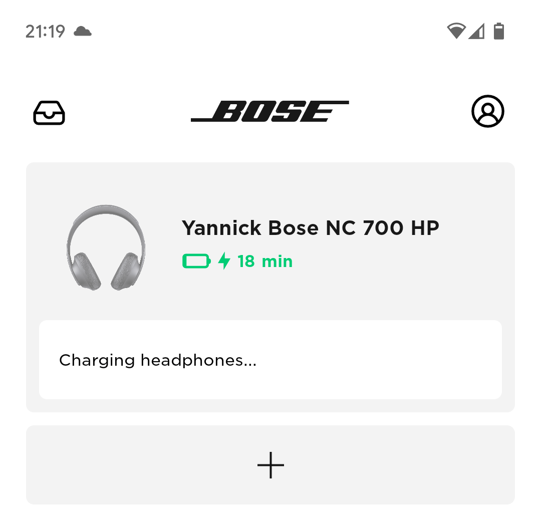 How does the Bose app know my headphones are charging when they're not