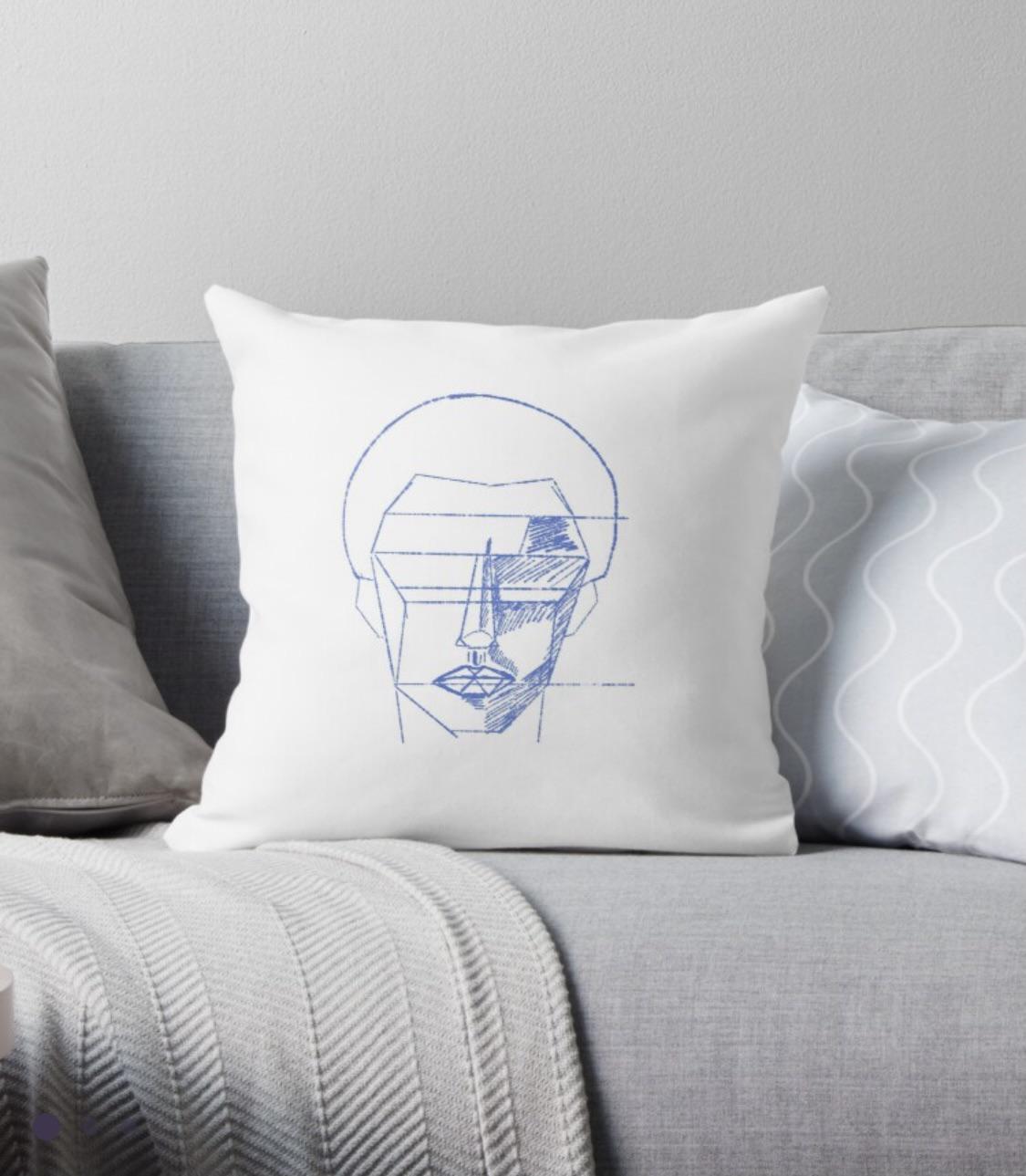 Throw pillow design I made. r/redbubble