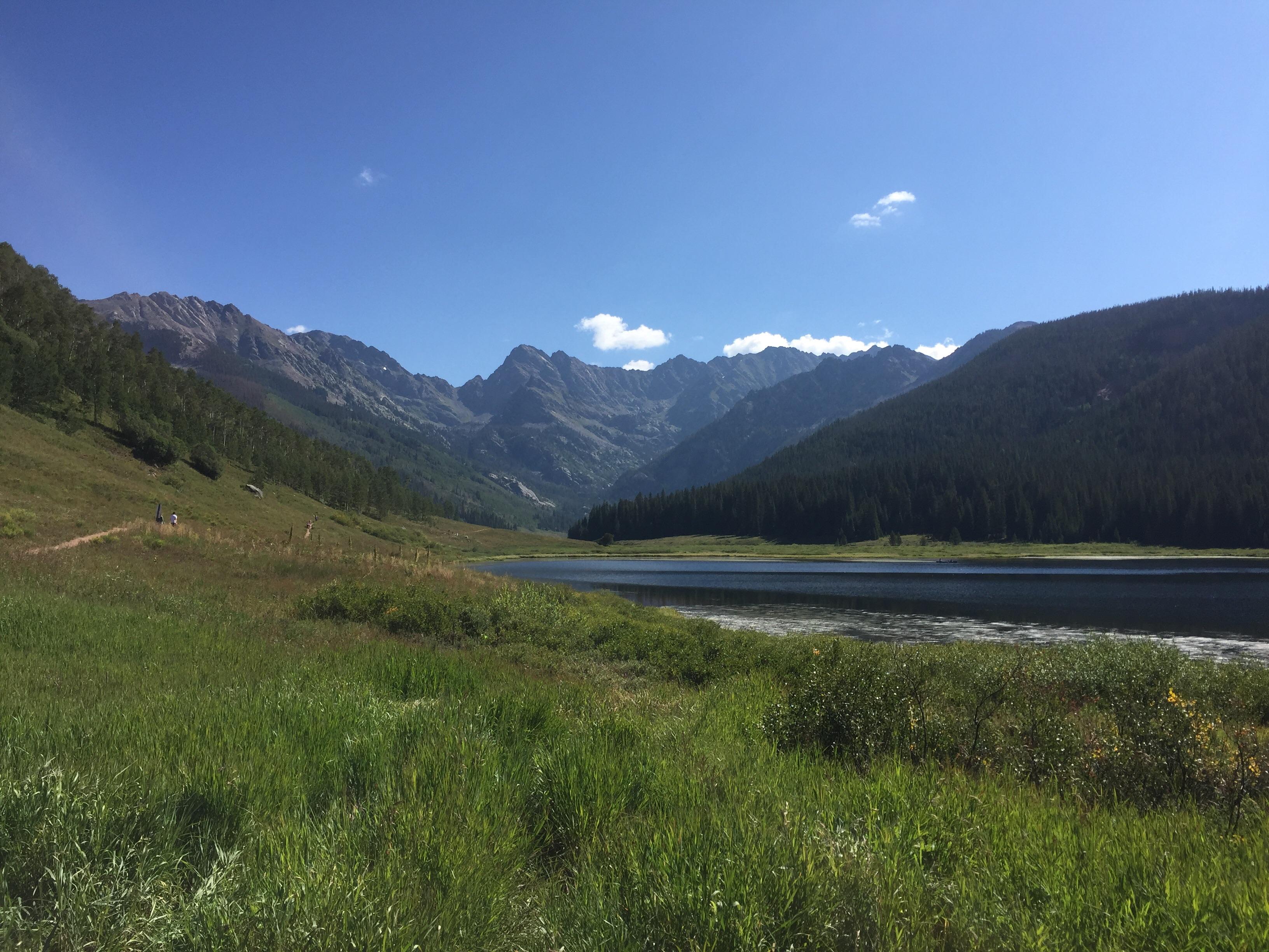 View from my hike in Piney Lake, Colorado! r/pics