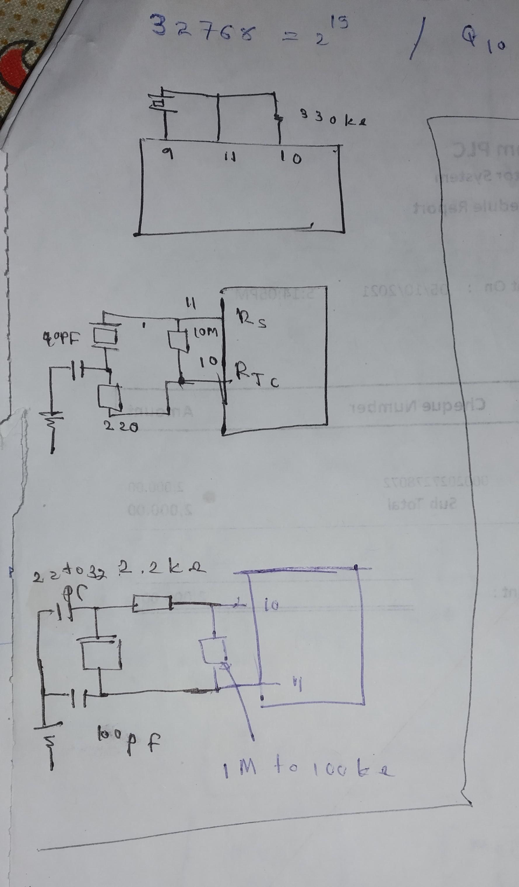 what is the correct method to connect crystal oscillator to cd4060 ic