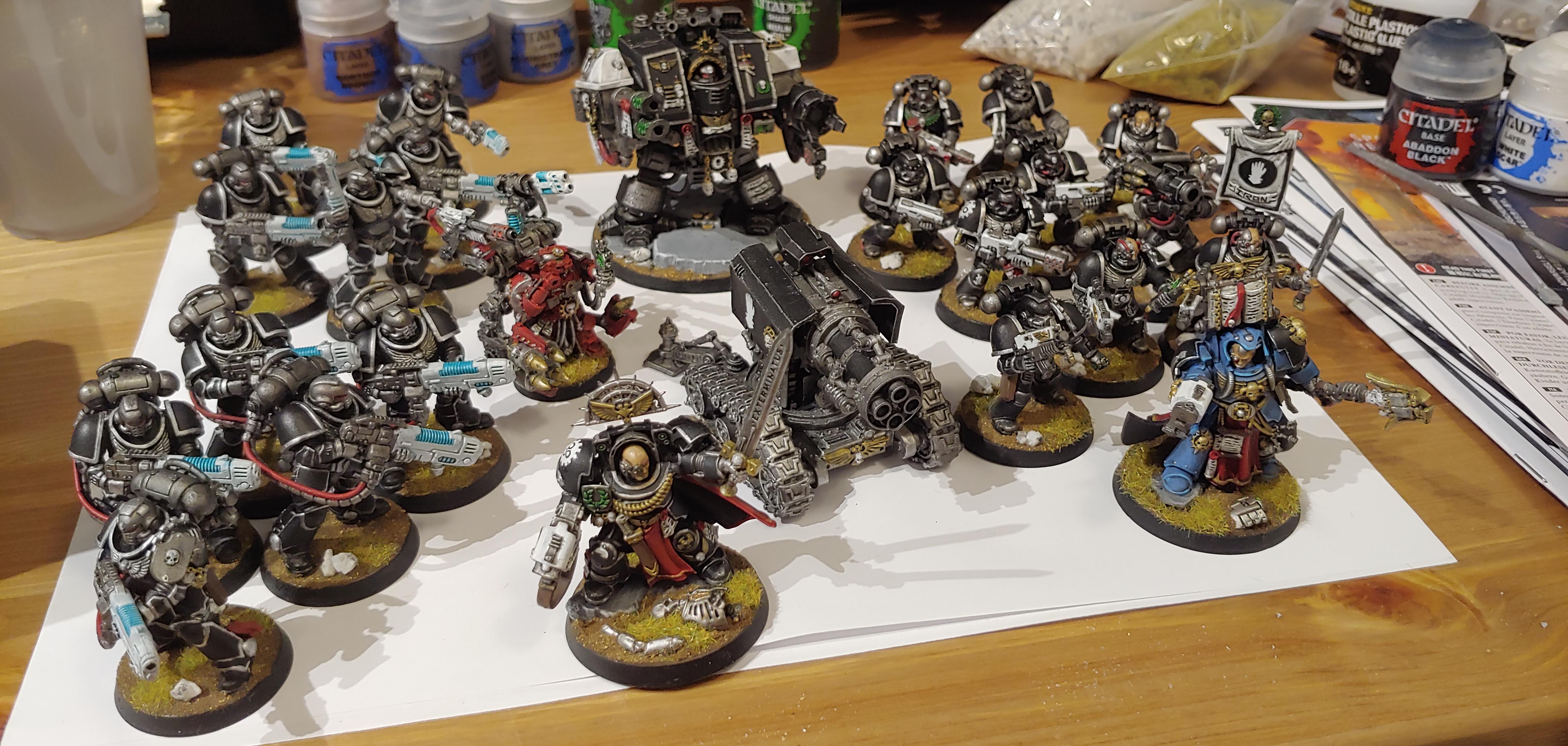 Battle ready Iron Hands, just have to finish the transfers now r