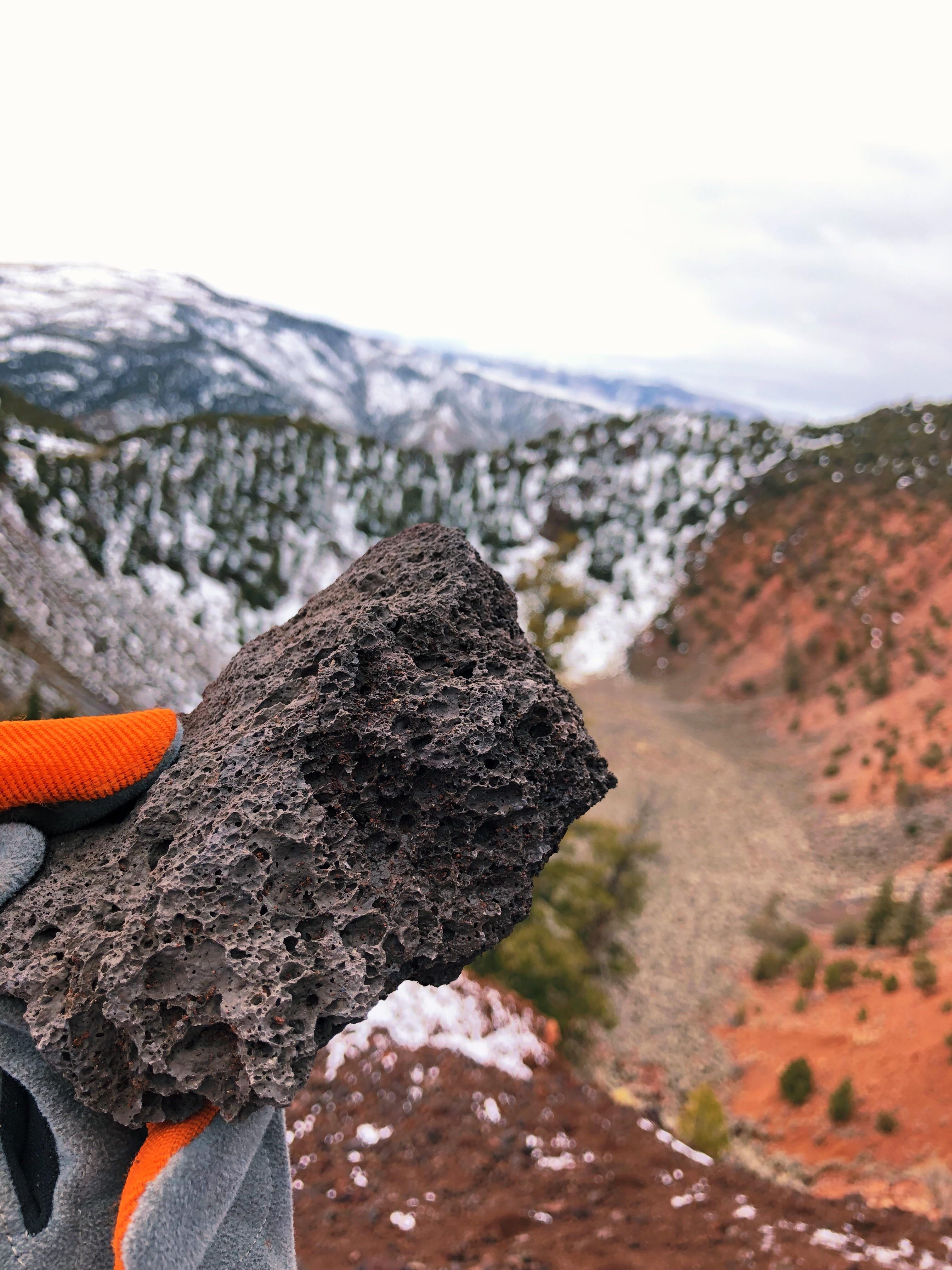 Some Scoria I obtained hiking around Dotsero Volcano outer crater the