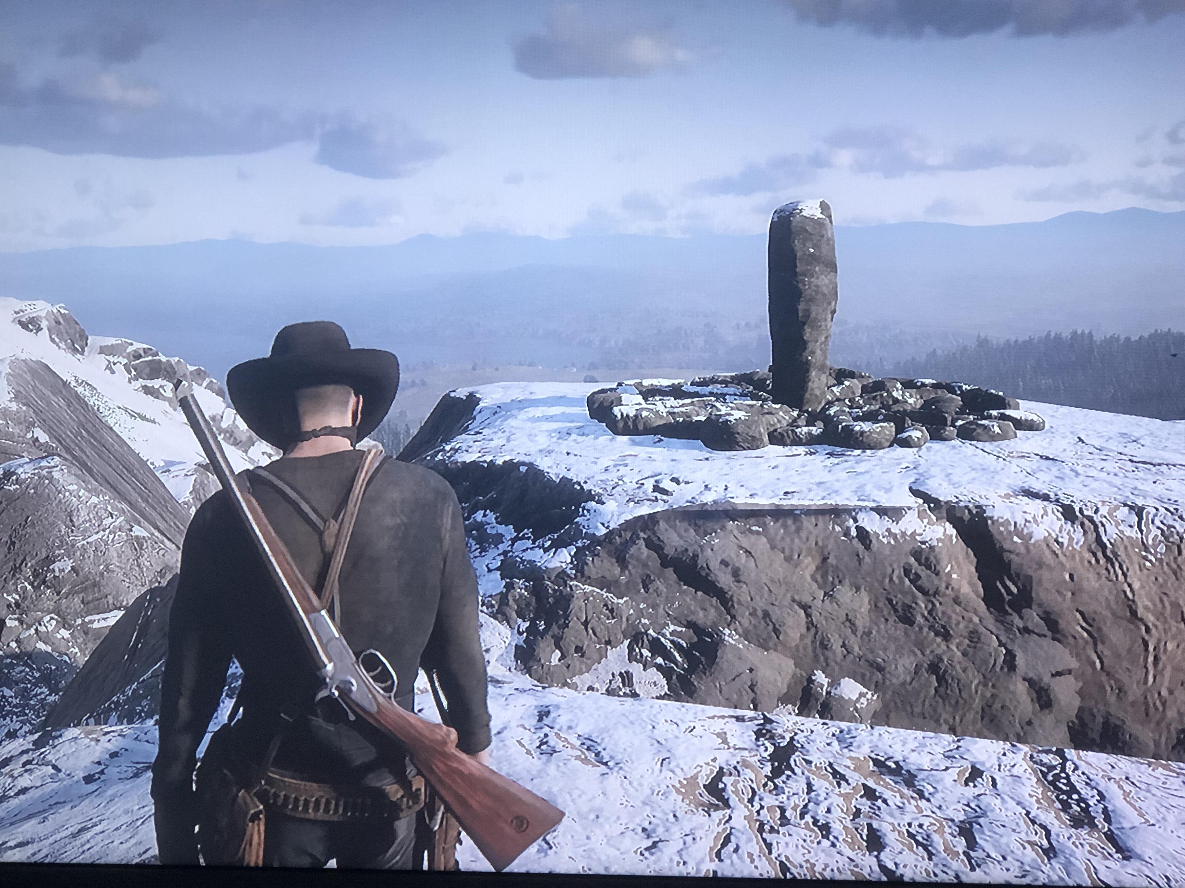 Have you ever noticed this stone sculpture ? r/reddeadredemption2
