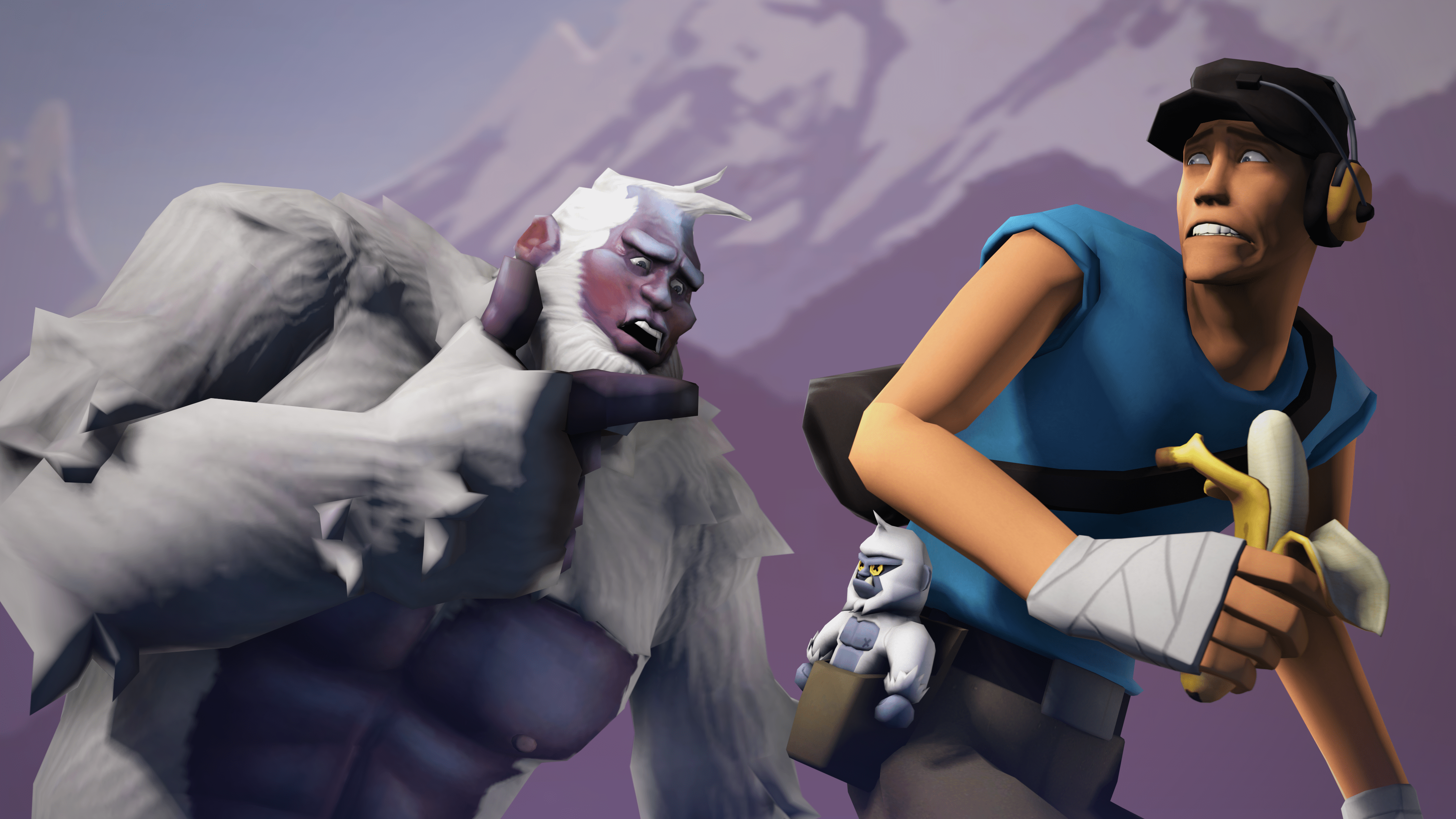 The Adorable Snowmann, Pocket Yeti.[SFM] r/tf2