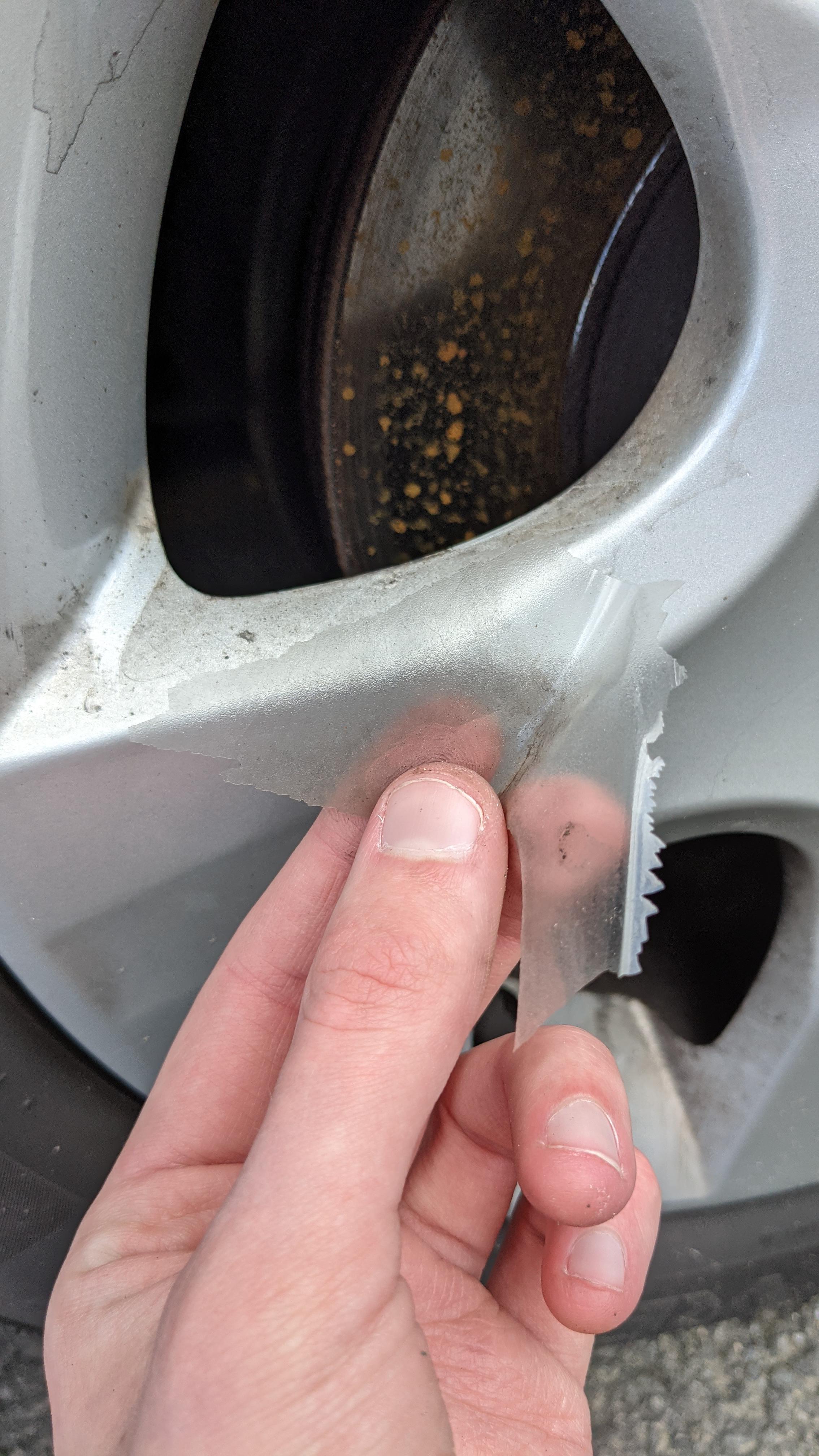 Should I be worried about this? It's started peeling off all my alloys