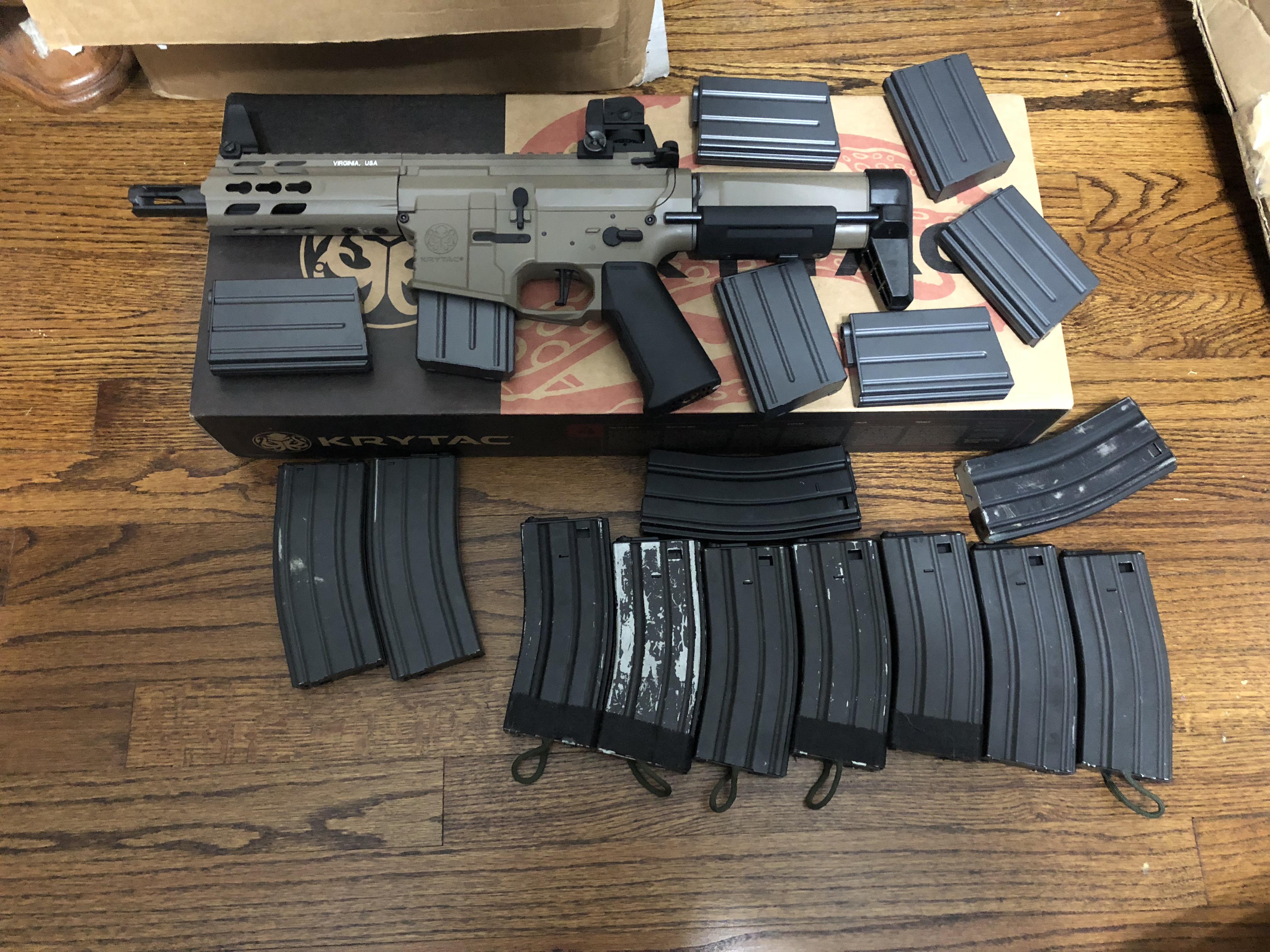 Getting back into airsoft , needed a gun, apparently had a lot of mags