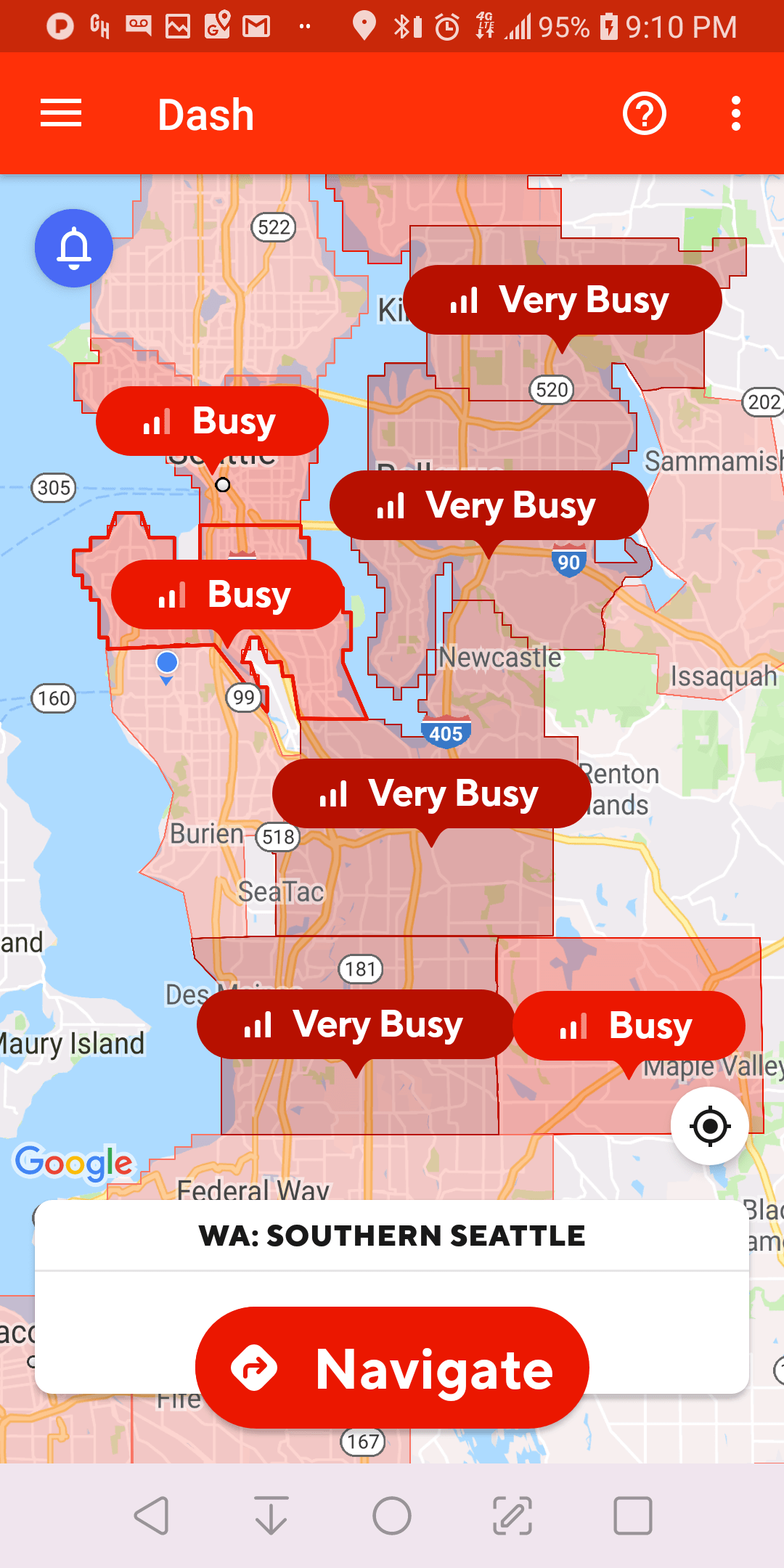 Someone wanted to see Seattle's new zones? r/doordash