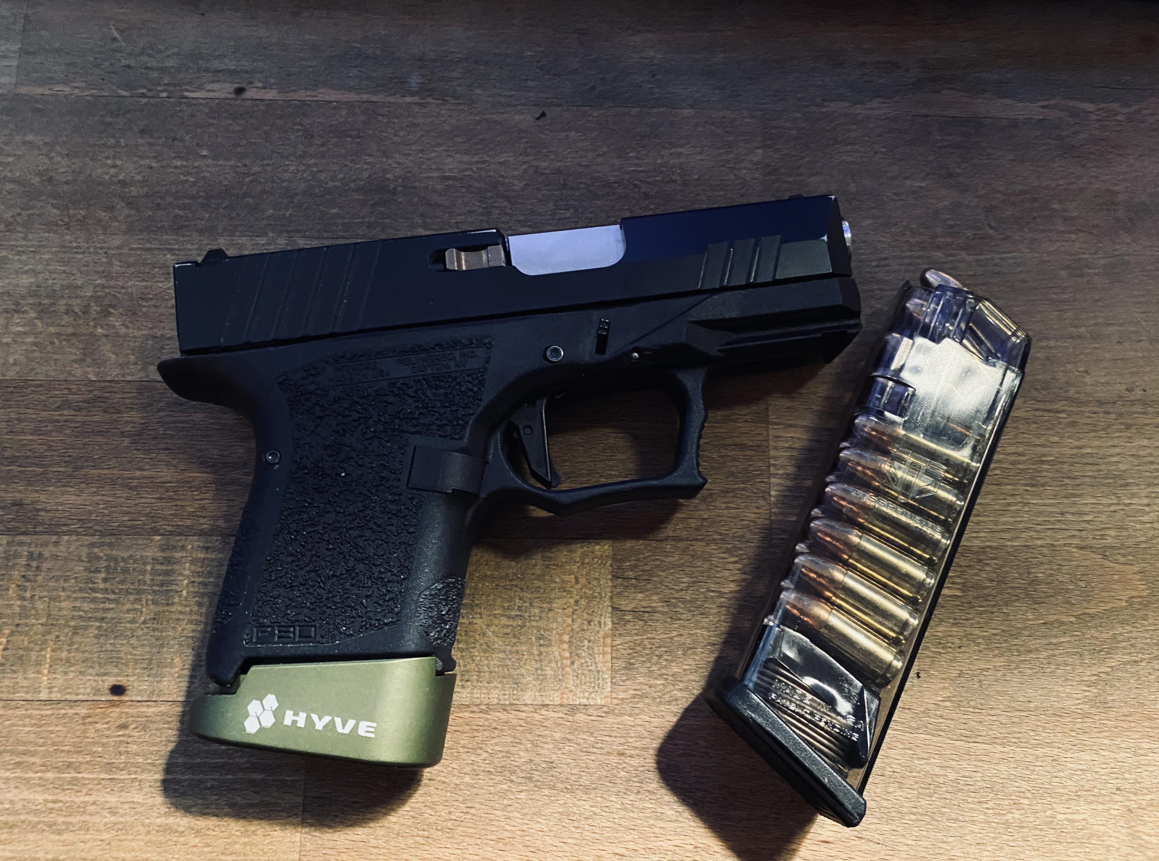 +2 / pinky grip od green mag extension installed first build g26 r/polymer80