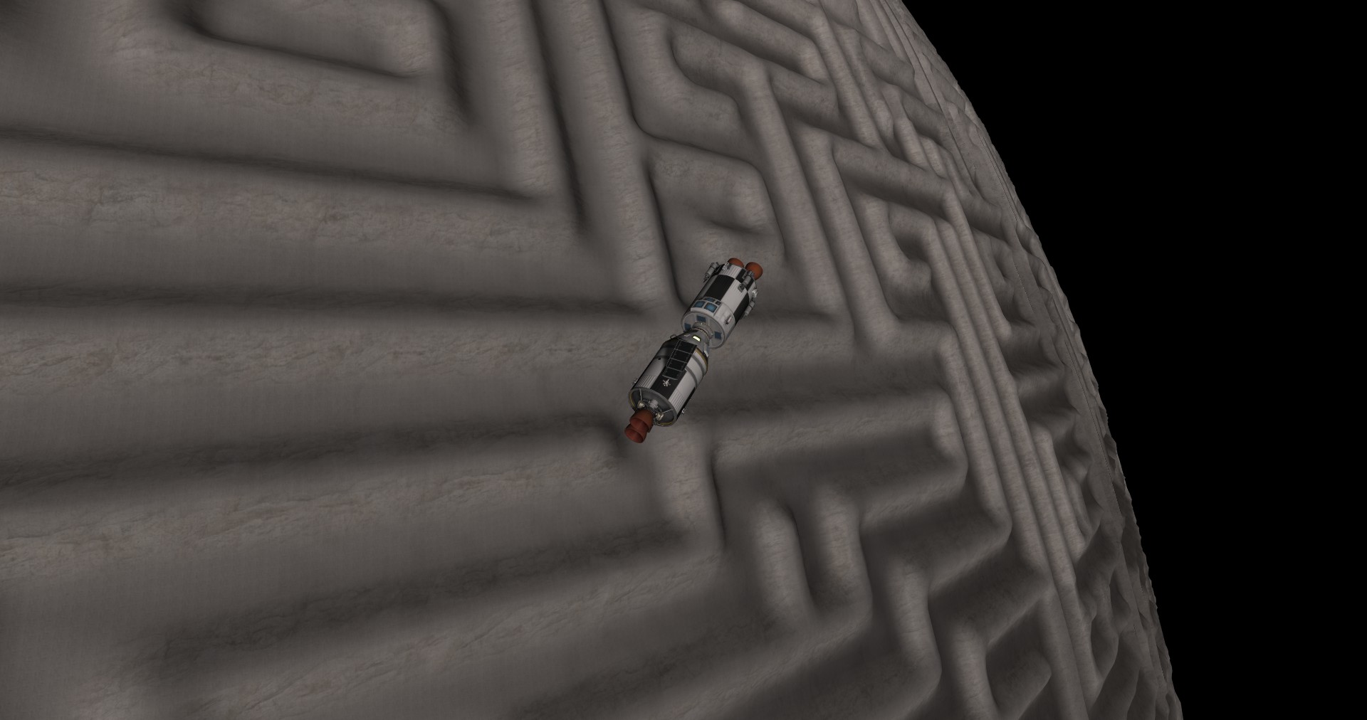 Tried modding the game for myself, made this moon that's completely