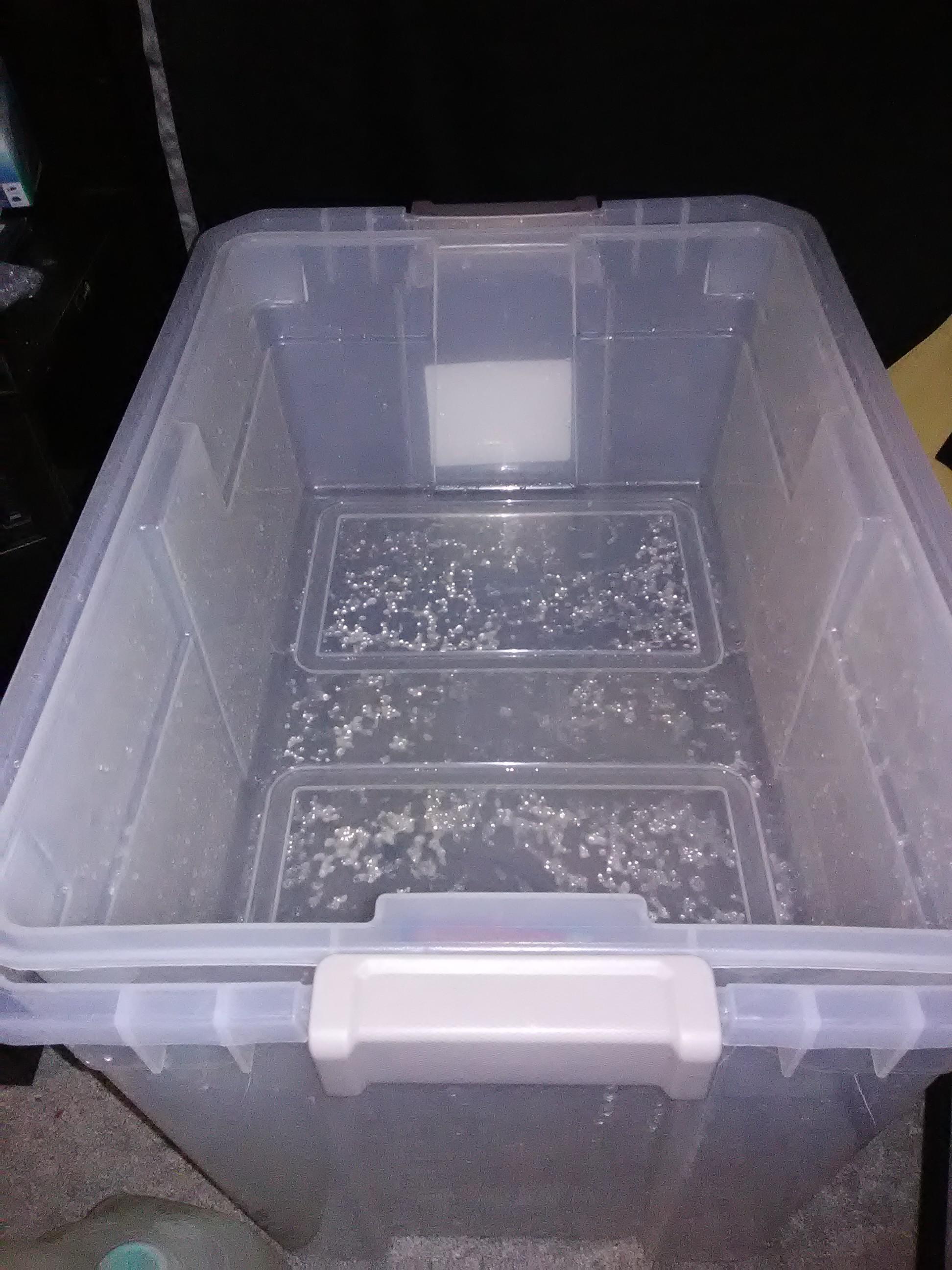 Came across these two tubs that fit perfectly together and I want to